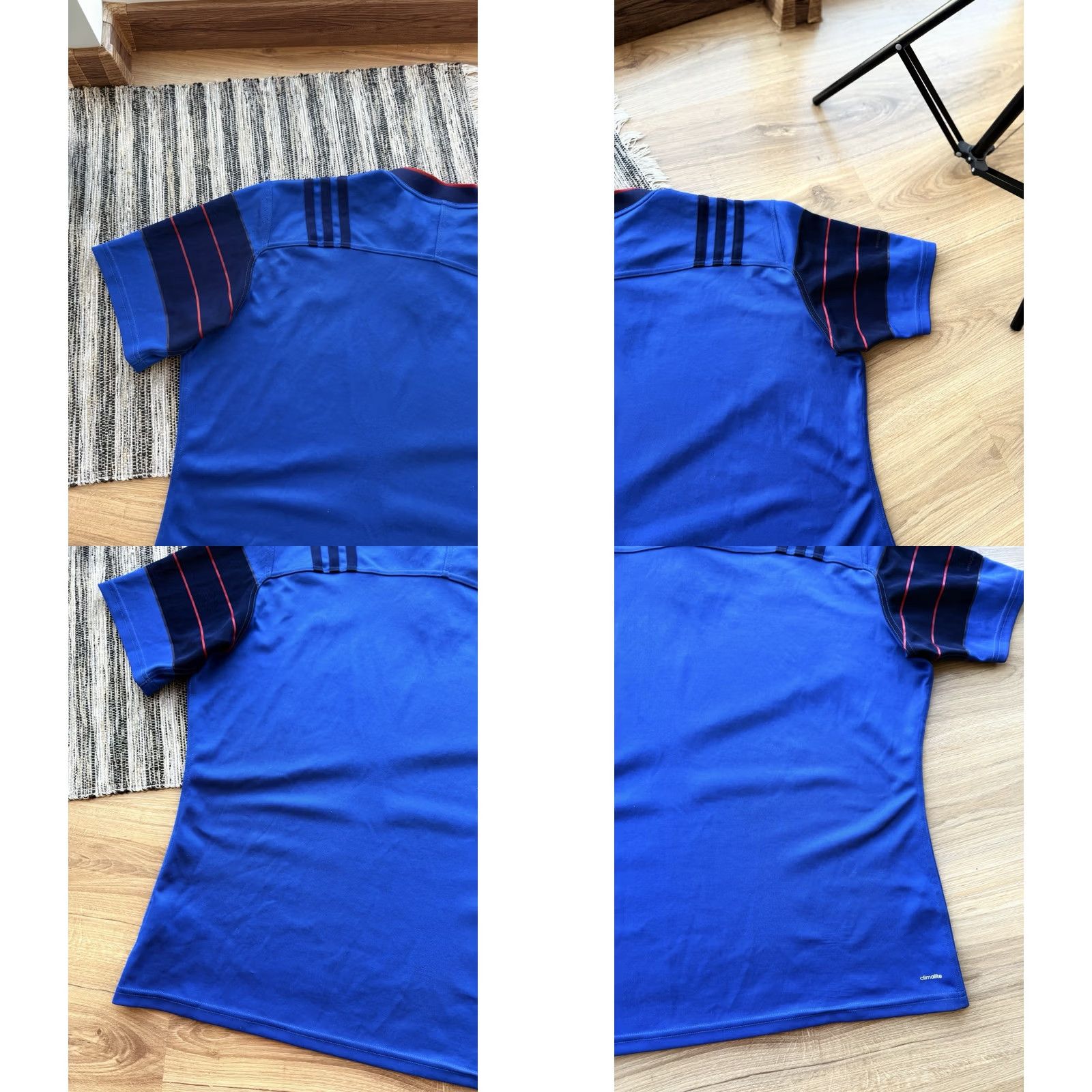 Adidas France Adidas Rugby National Team Shirt 2015/16 Blue XL Jersey Size US XL / EU 56 / 4 - 10 Thumbnail
