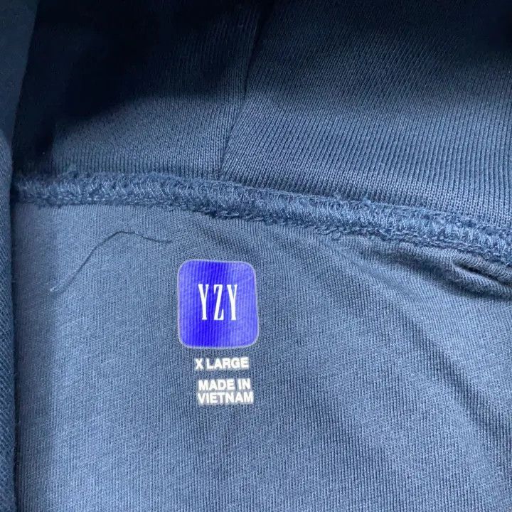 Balenciaga Balenciaga YEEZY x Gap x Balenciaga Hoodie in Dark Blue -2 Size US XL / EU 56 / 4 - 4 Thumbnail