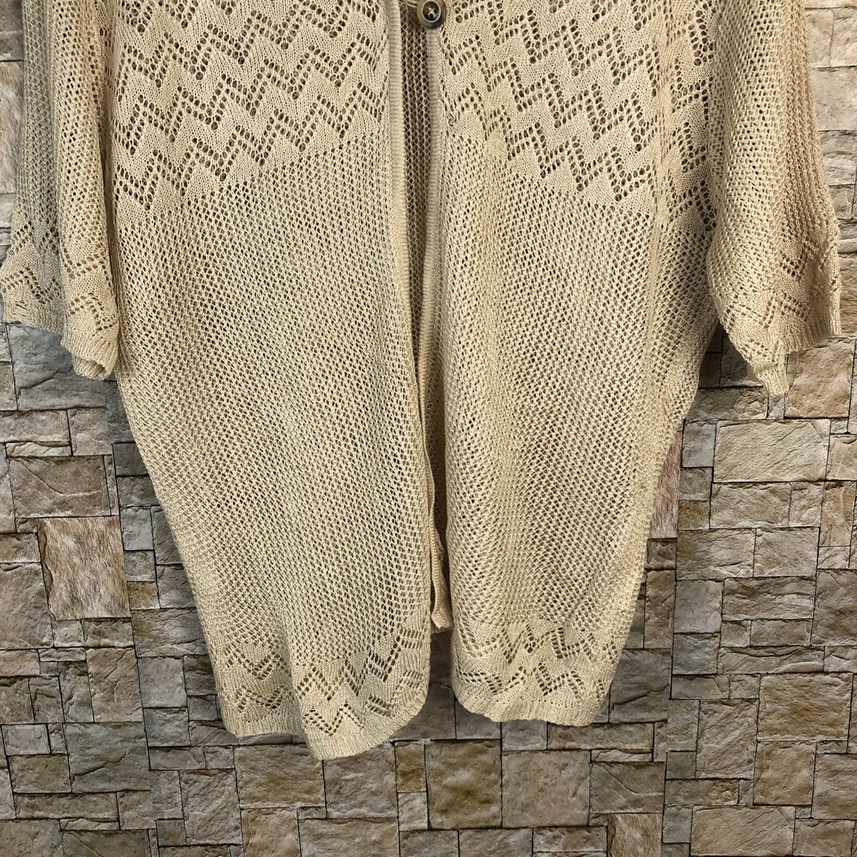 Homespun Knitwear × Japanese Brand Graziosa Superio Brown Cardigan #A869 Size M / US 6-8 / IT 42-44 - 6 Thumbnail