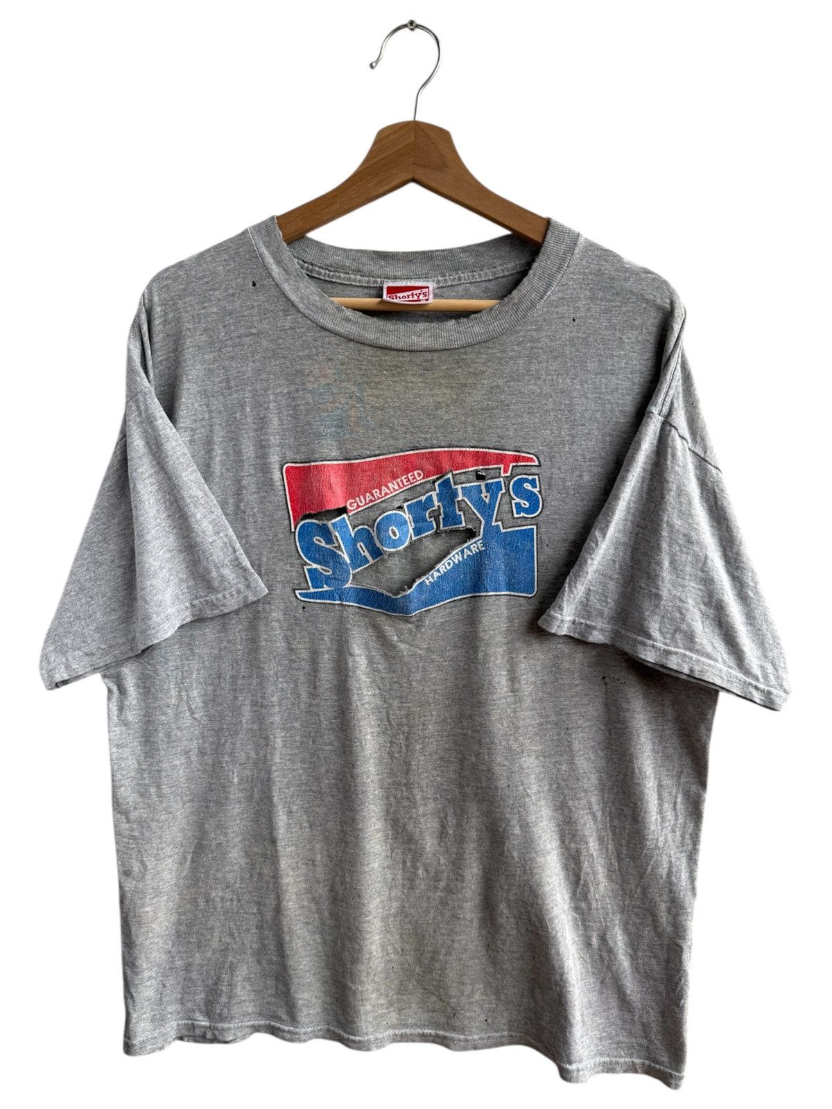 Shorty's Skateboards Vintage Shortys Skateboards Thrashed tee Size US XL / EU 56 / 4 - 2 Thumbnail
