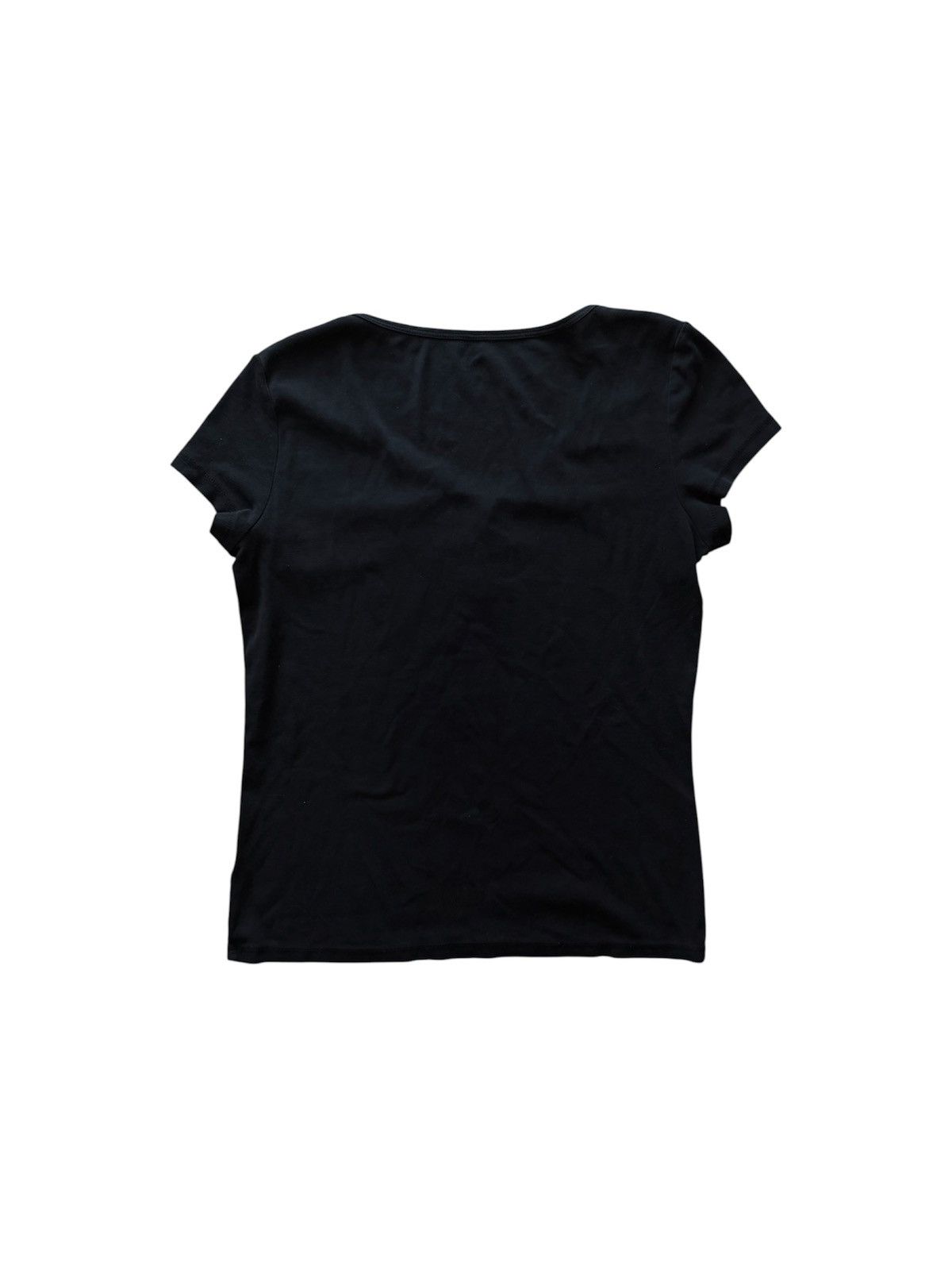 Other Minimal Black Henley Top Size L / US 10 / IT 46 - 3 Thumbnail
