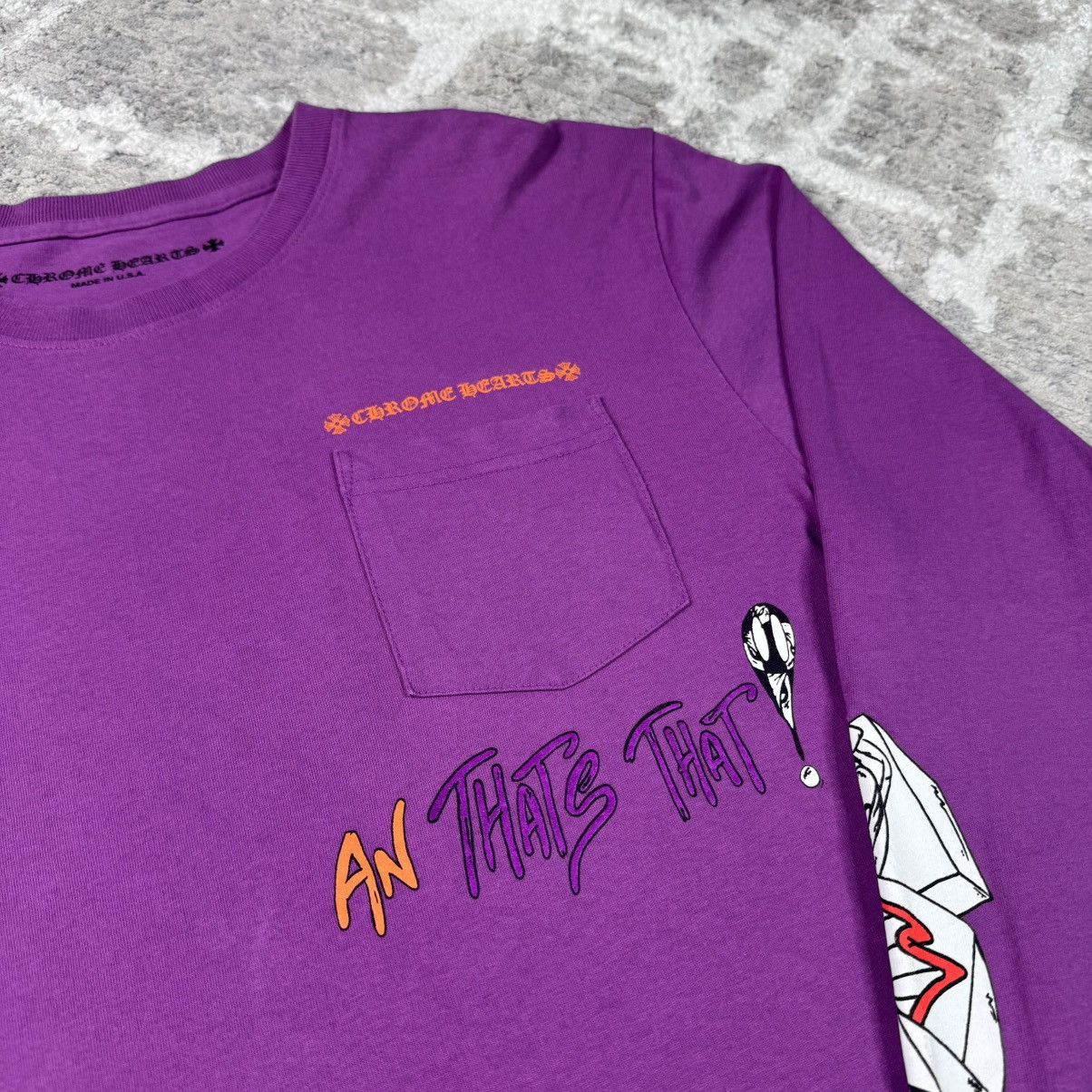 Chrome Hearts Matty boy want more not less long sleeve tee shirt Size US L / EU 52-54 / 3 - 12 Thumbnail