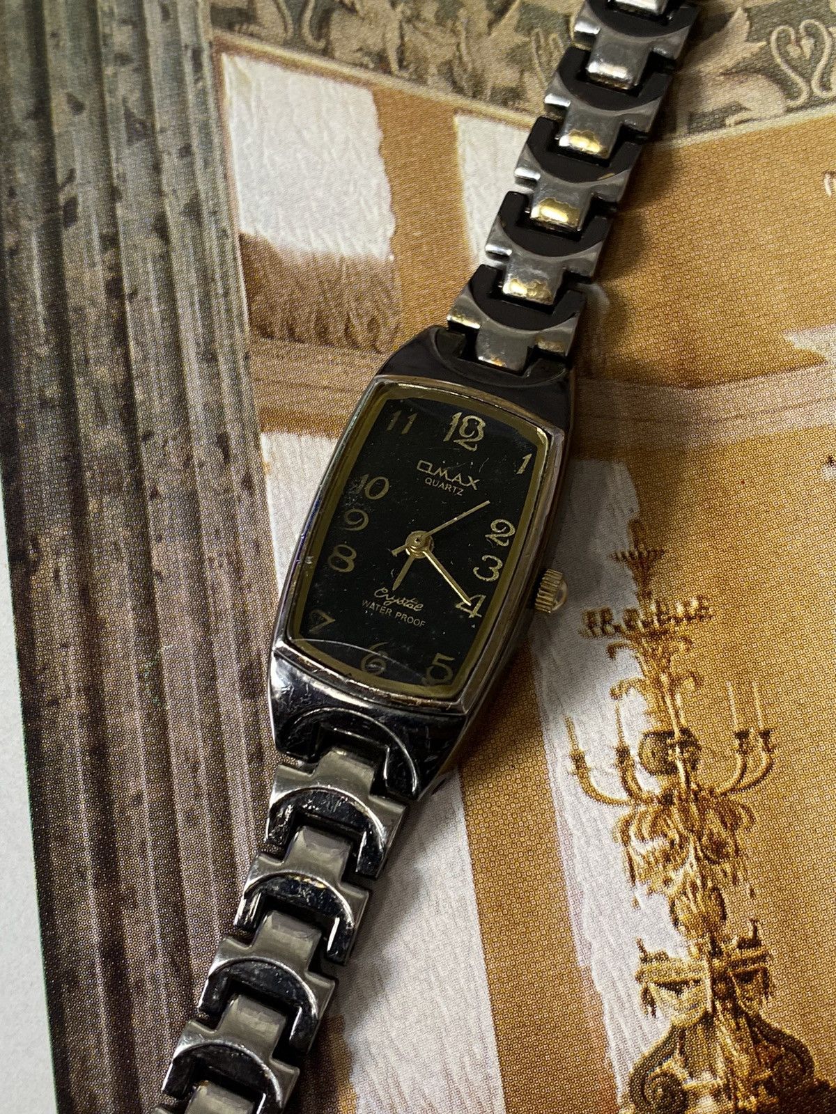 Japanese Brand Vintage OMAX Quartz Two-Tone Retro Watch Size ONE SIZE - 2 Thumbnail