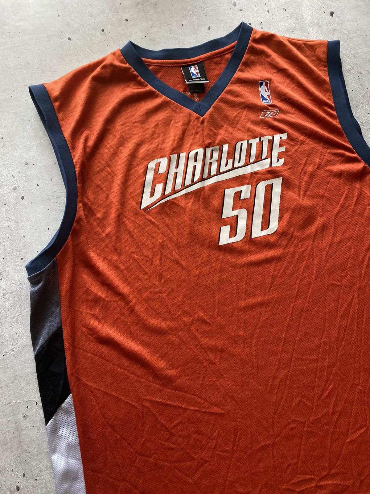 NBA × Reebok × Vintage Vintage Reebok Charlotte Bobcats Emeka Okafor Basket Jersey Size US XXL / EU 58 / 5 - 1 Thumbnail
