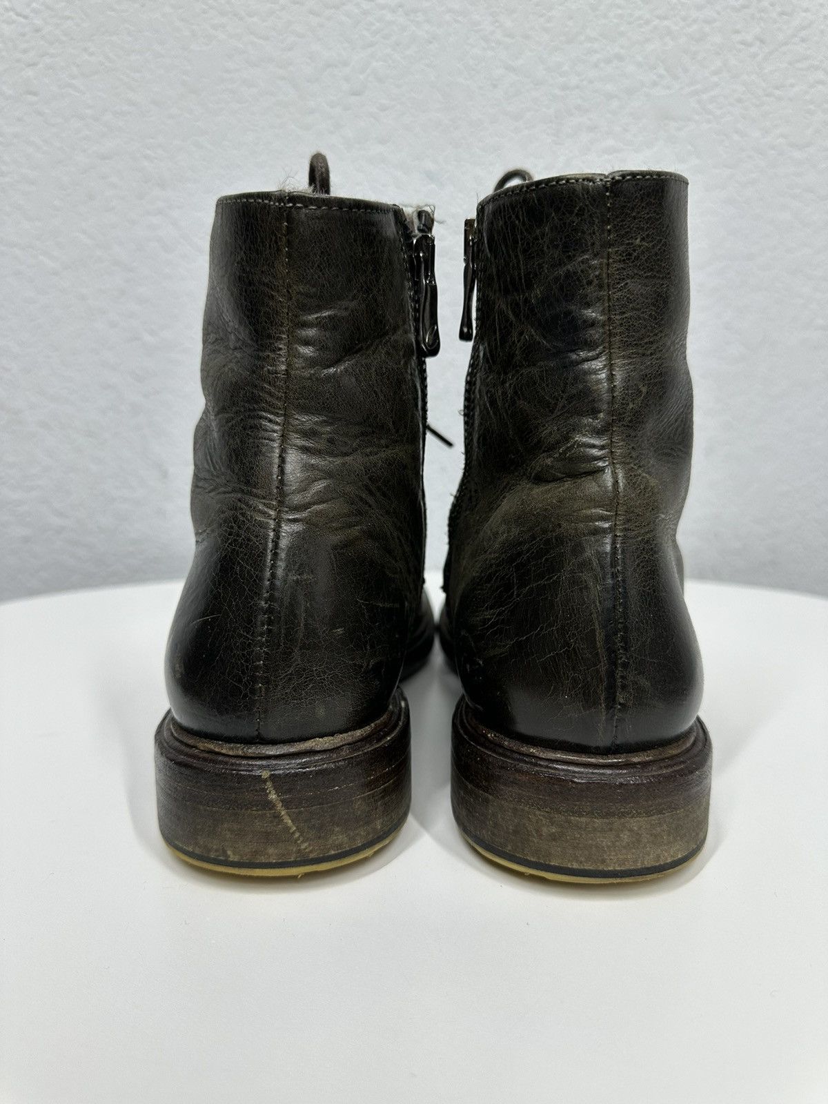 Hedi Slimane Vintage AS 98 Leather Boots IfSixWasNine Japan Balenciaga Size US 6 / EU 39 - 9 Thumbnail