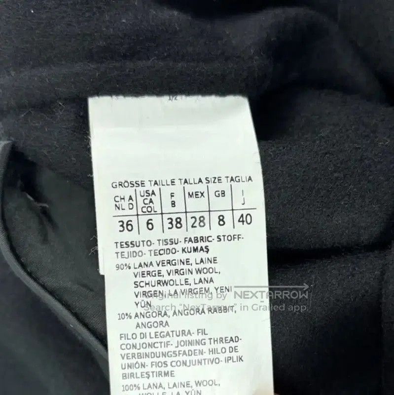 Max Mara MaxMara Women's Black Wool Winter Coat . Size XXS / US 00 / IT 34 - 4 Thumbnail