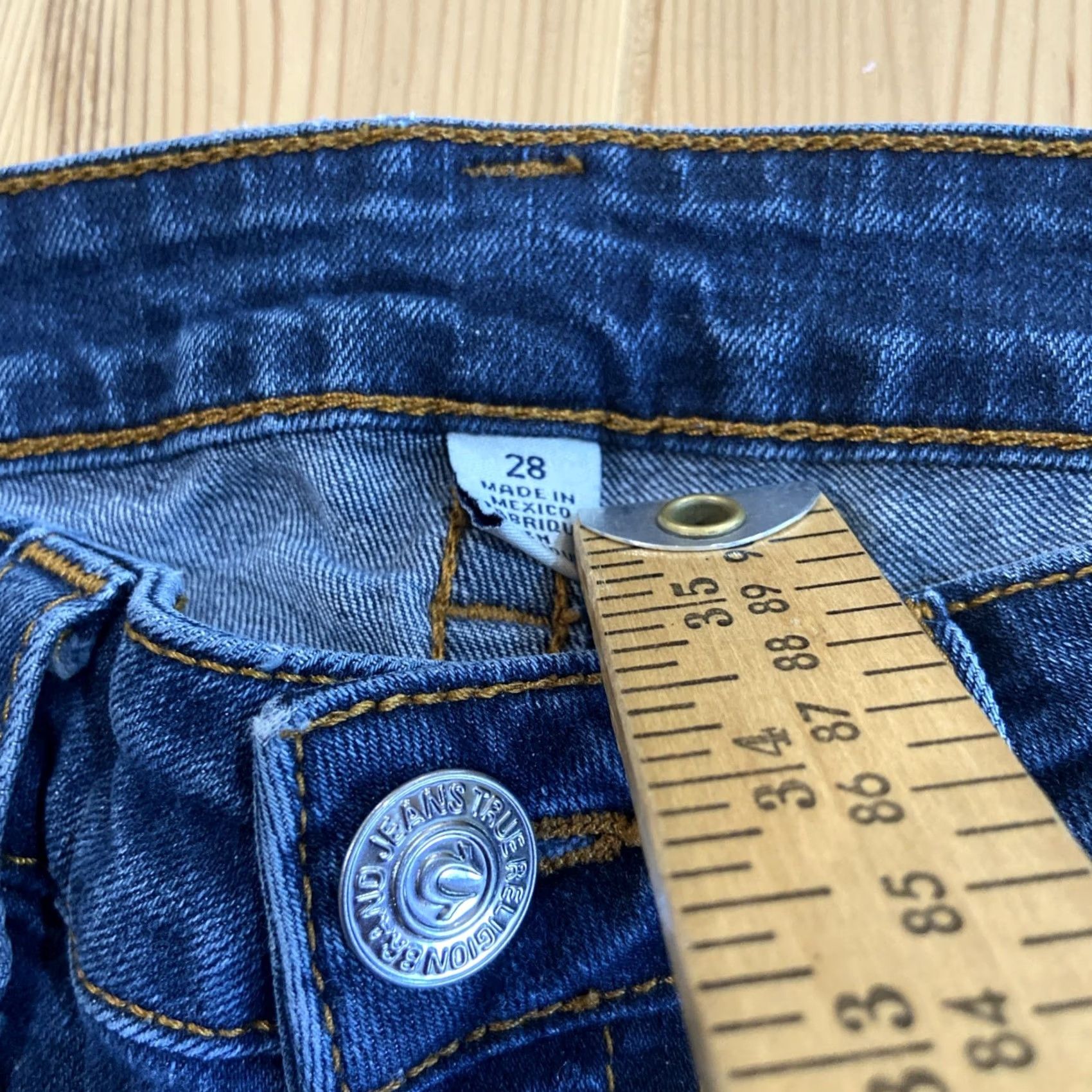 True Religion VTG True Religion Jeans Skinny Distressed Blue Women’s Size 28 Stretch Size 28" / US 6 / IT 42 - 3 Thumbnail