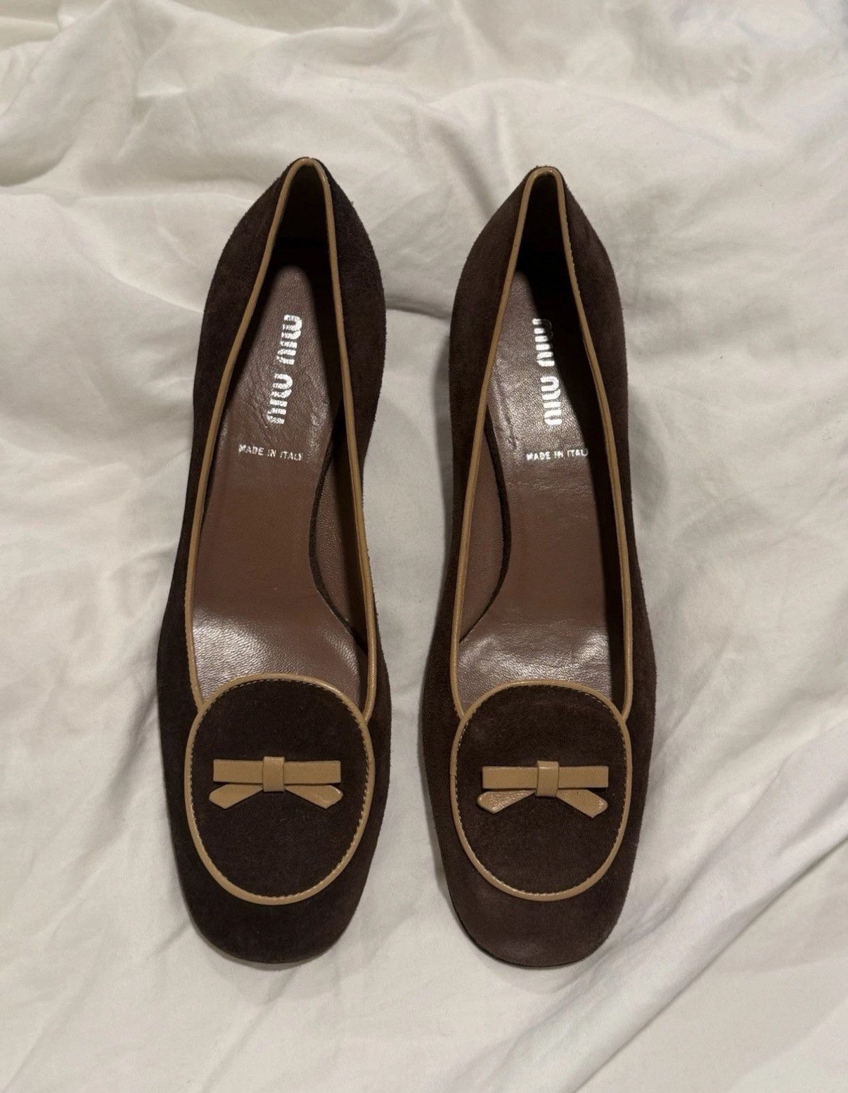 Miu Miu Miu Miu Kitten Heels Size US 5.5 / IT 35.5 - 1 Thumbnail