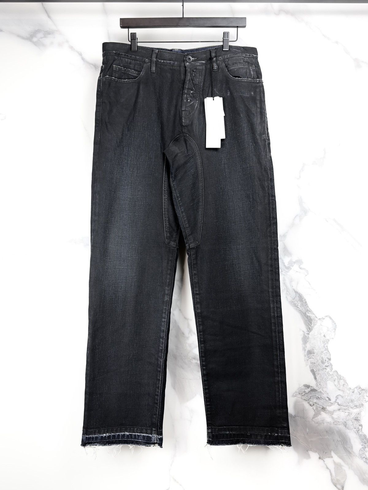 Rick Owens × Rick Owens Drkshdw FW09 “Crust” Coated Denim | Grailed