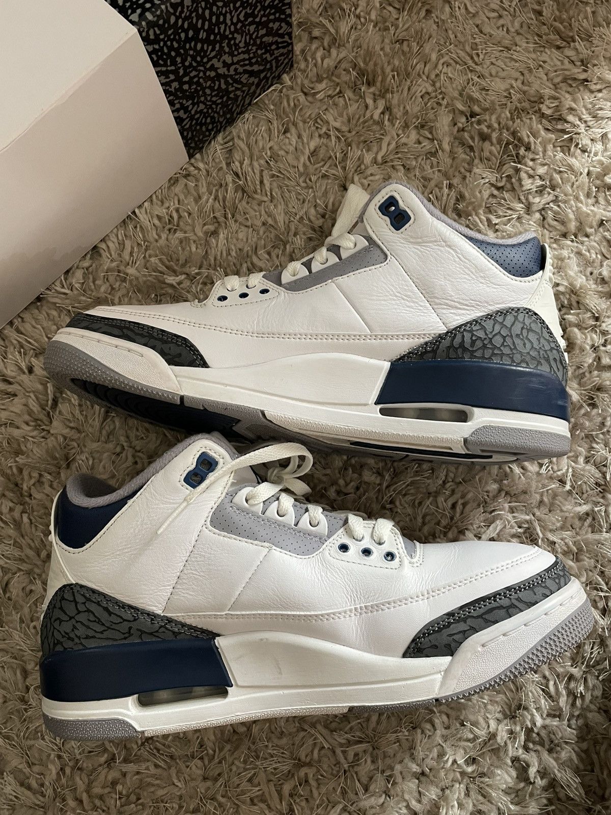 Jordan Brand Jordan 3 Midnight Navy Size US 9 / EU 42 - 3 Thumbnail