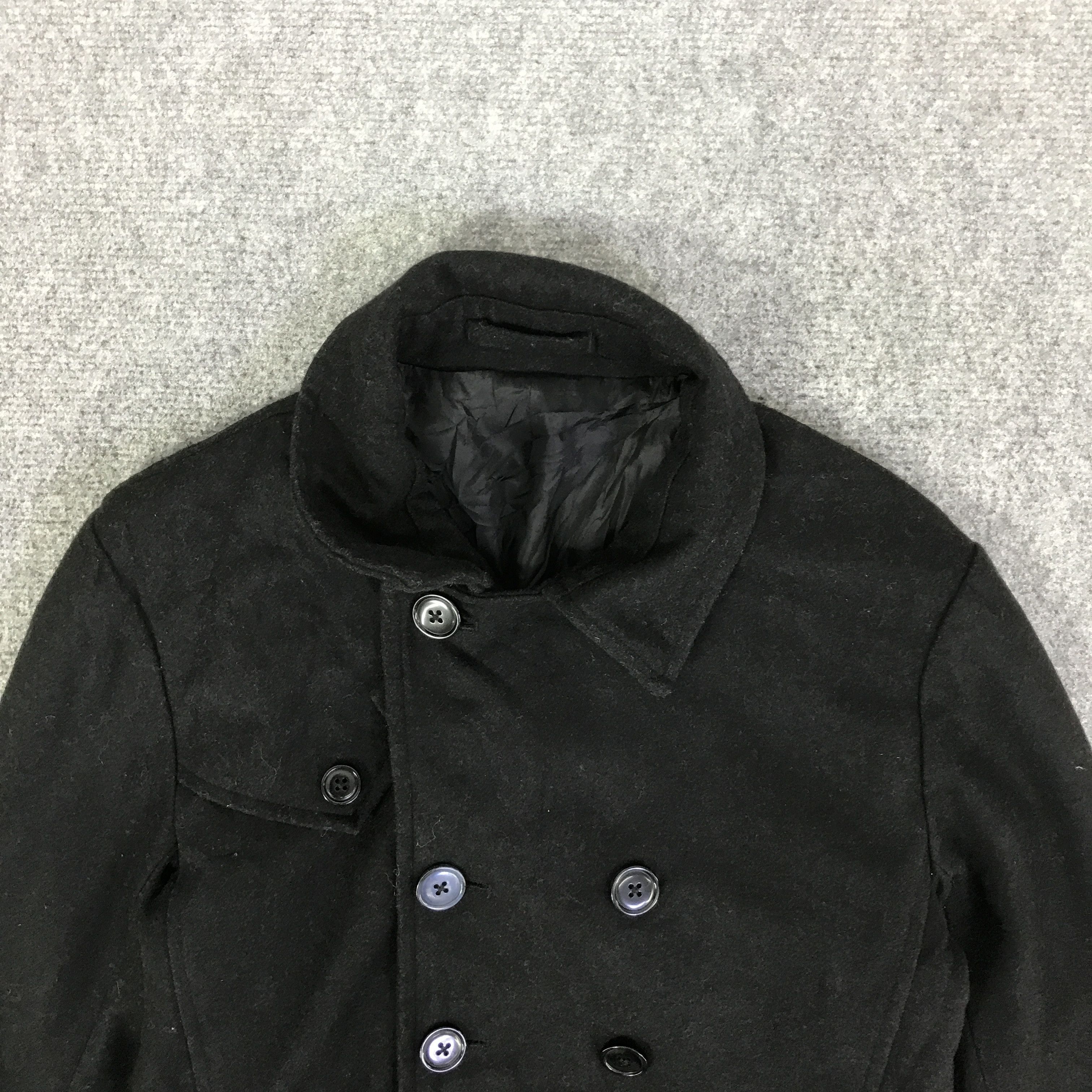 semanticdesign SEMANTIC DESIGN DOUBLE BREASTED WOOL JACKET K85B16 Size US L / EU 52-54 / 3 - 2 Thumbnail