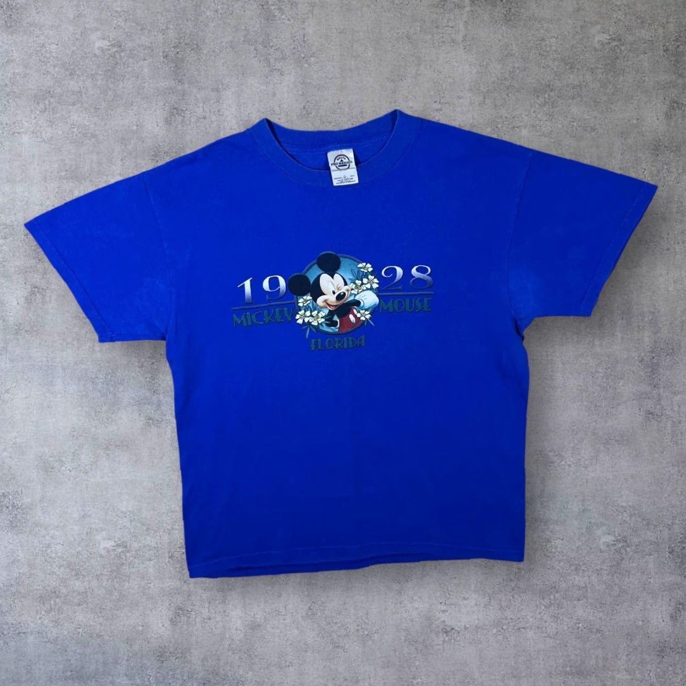 Disney VINTAGE Disney Delta Florida Mickey Mouse Graphic Blue T-Shirt Medium Mens Shirt Size US M / EU 48-50 / 2 - 2 Thumbnail