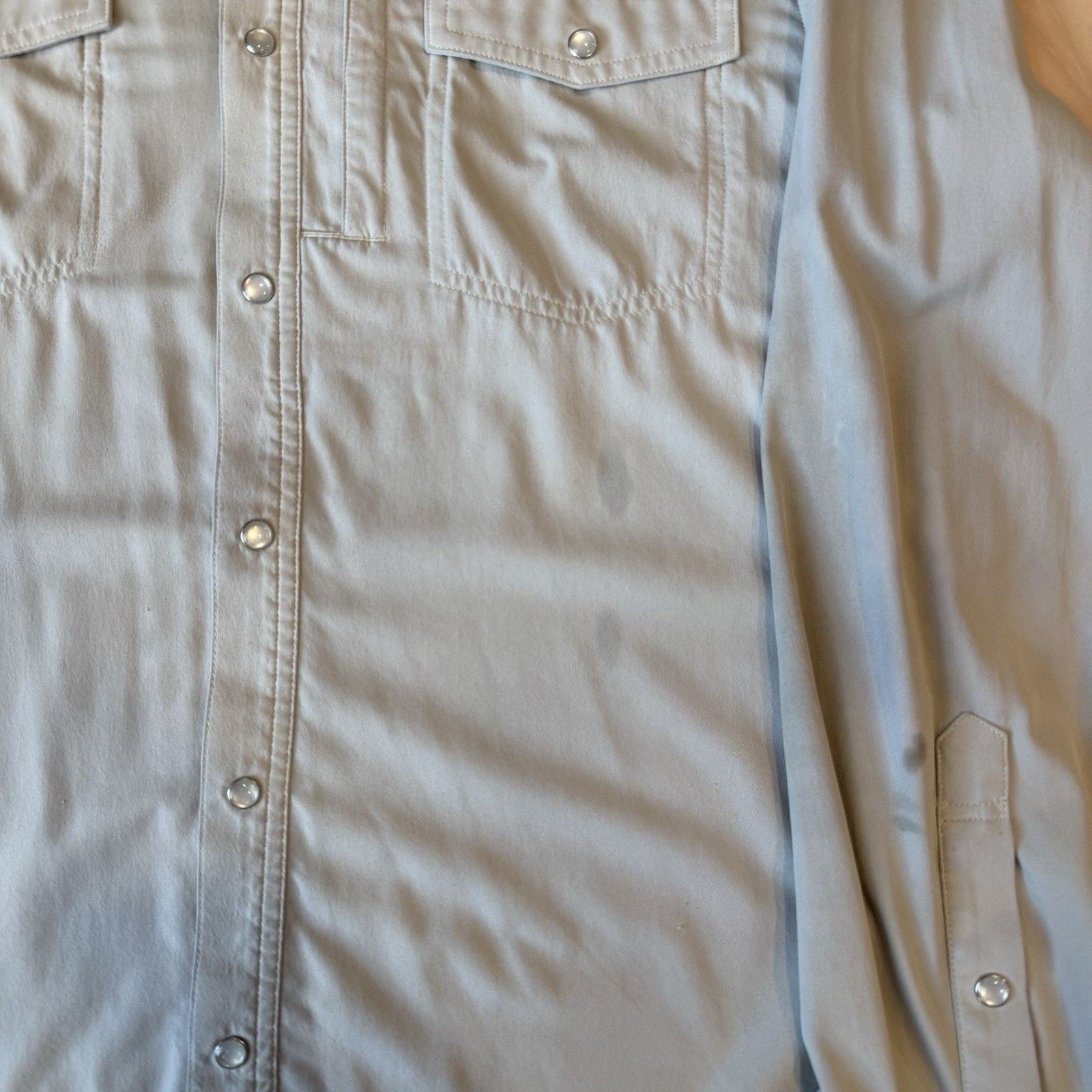 Arc'teryx Poncho Snap Shirt M Slim Fit Beige Long Sleeve Button Up Size US M / EU 48-50 / 2 - 4 Thumbnail