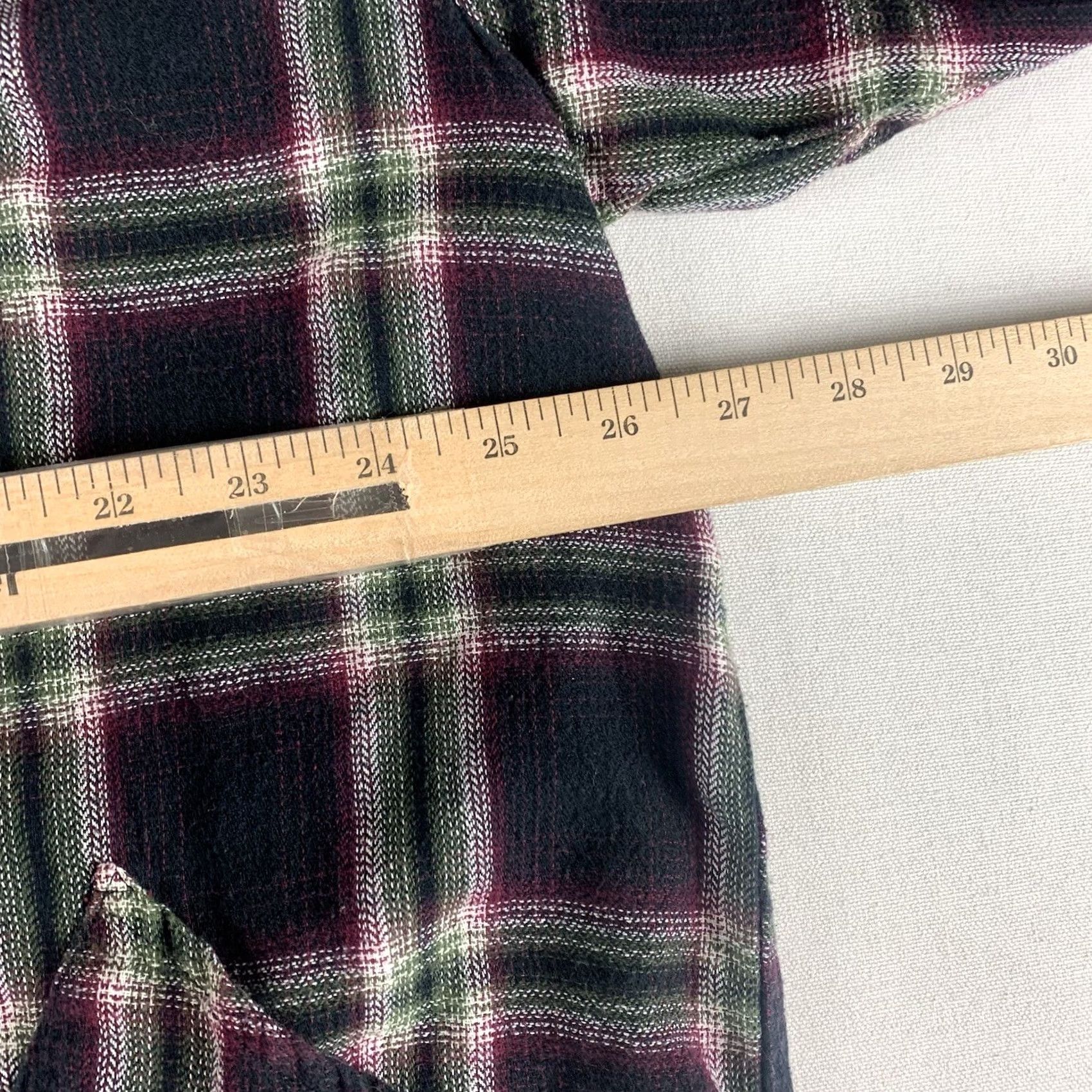 Vintage UMGEE Sweater Hooded Womens Medium Black Burgundy Plaid Cotton Long Sleeve Size M / US 6-8 / IT 42-44 - 5 Thumbnail