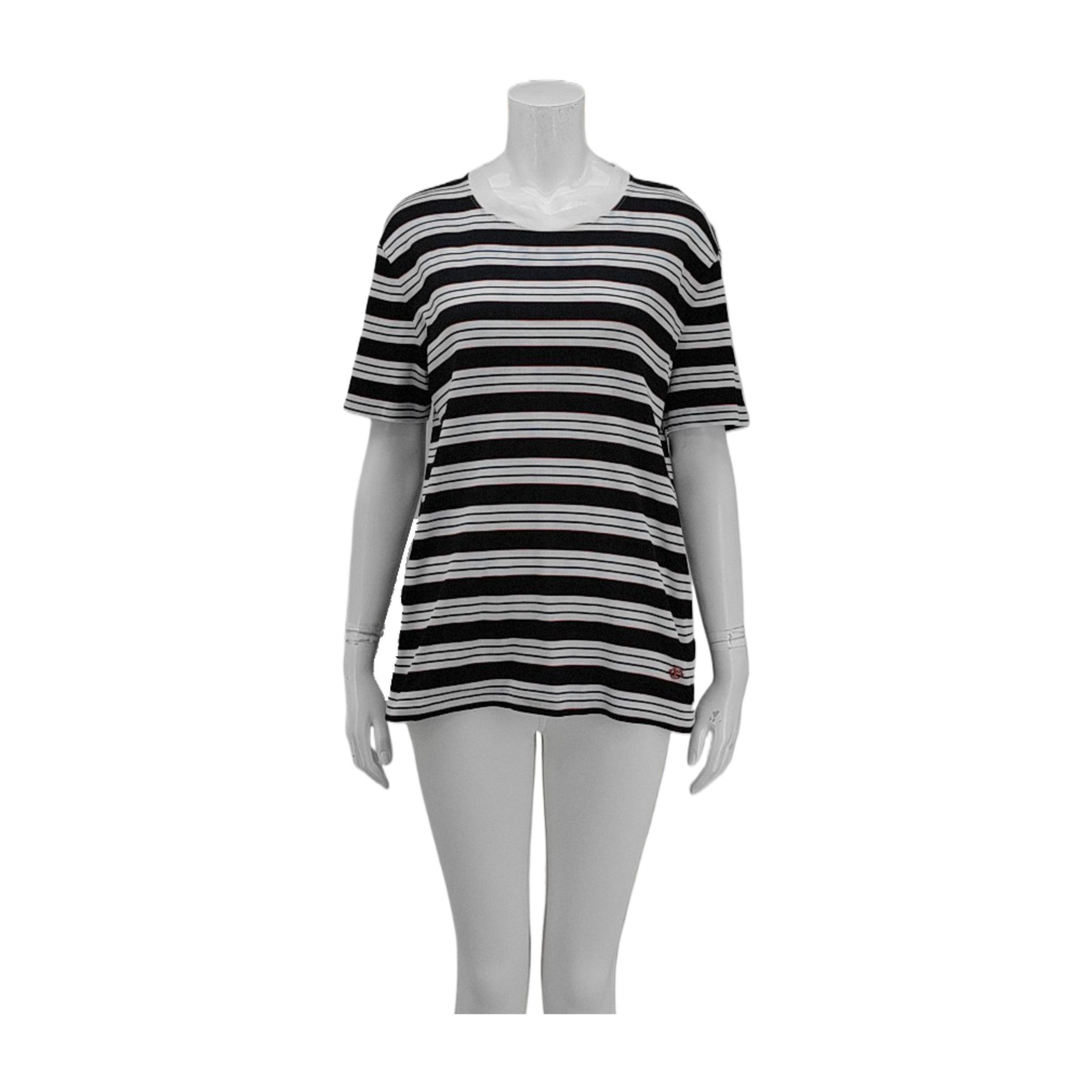 Louis Vuitton Louis Vuitton Striped Cotton T-Shirt Size M Size M / US 6-8 / IT 42-44 - 1 Thumbnail