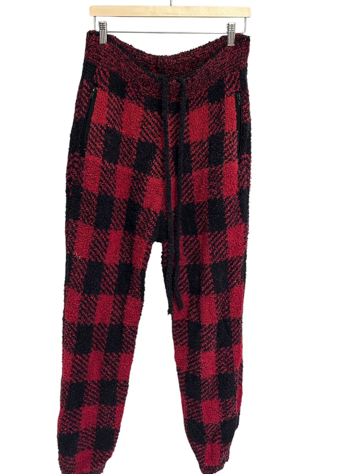 SKIMS Skims Unisex Cozy Jogger In Brick Buffalo Check Size L/XL Size 34" / US 12 / IT 48 - 3 Thumbnail
