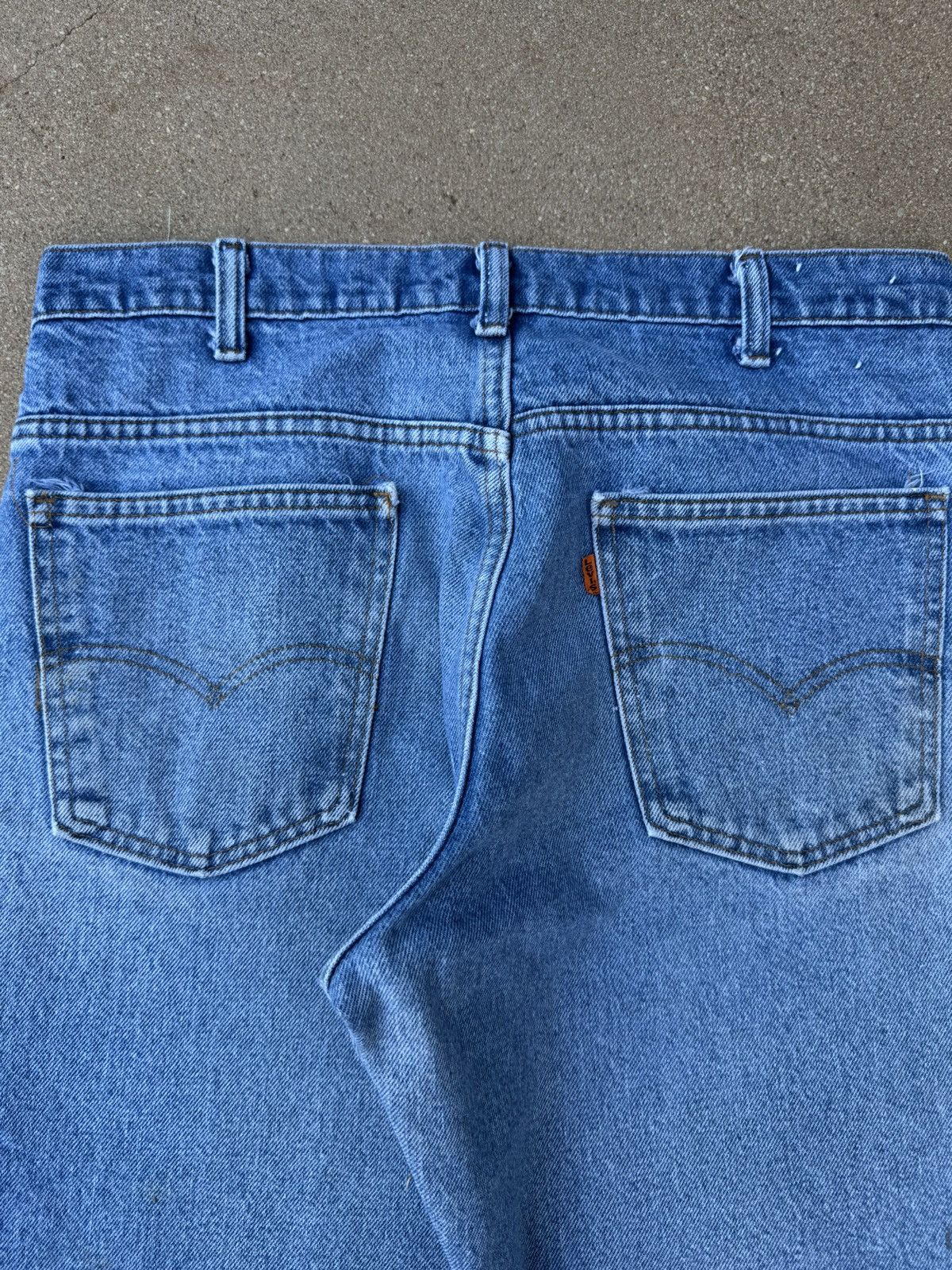Levi's Vtg 80’s Levi’s 684 Orange Tab Bellbottom Flare Jeans 34x29 Size US 34 / EU 50 - 7 Thumbnail
