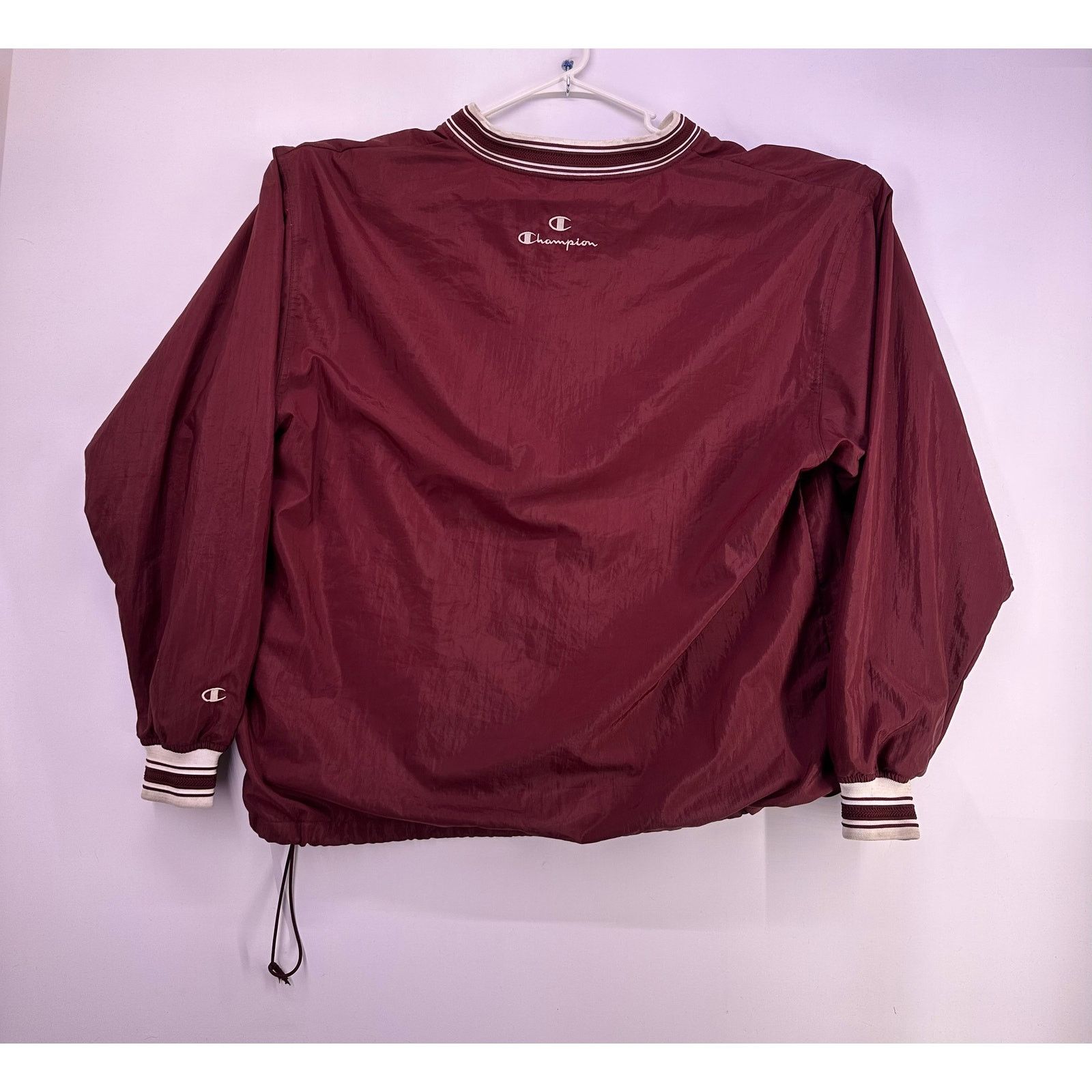 Champion Vintage 90'S-00'S Champion V-neck nylon pullover mens sizeXL Size US XL / EU 56 / 4 - 5 Thumbnail