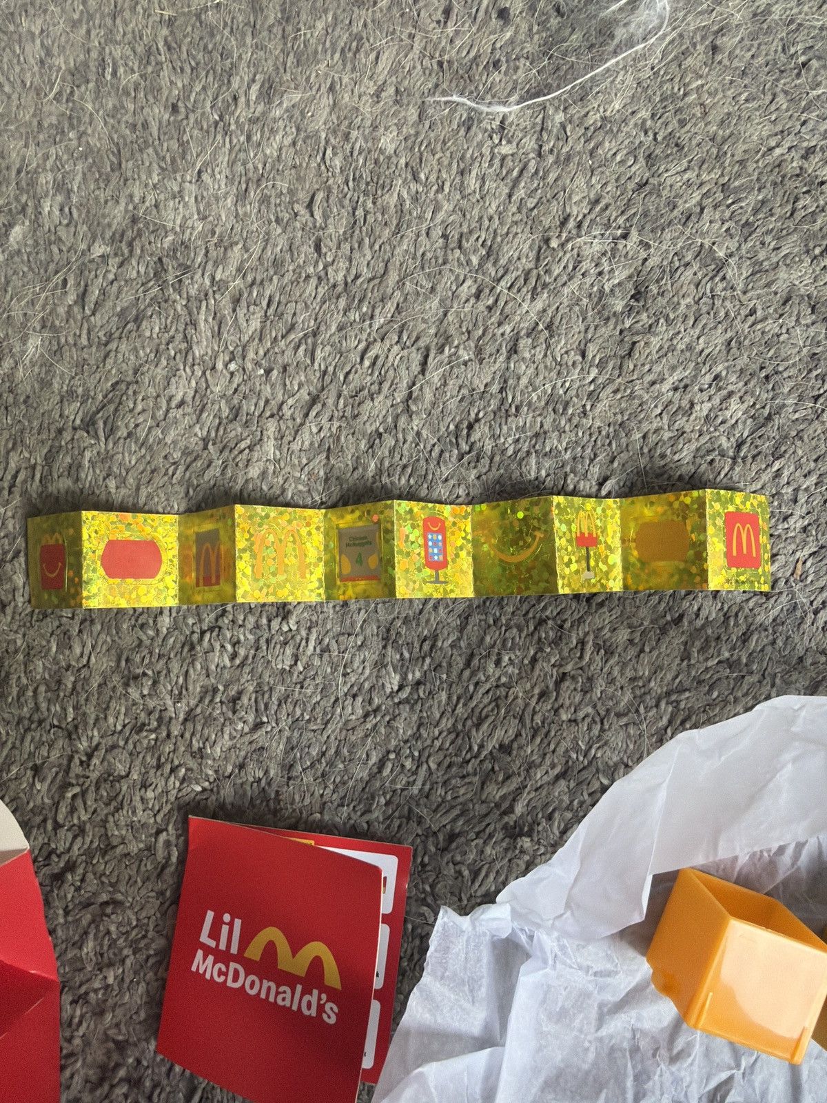 Hypebeast 2025 Lil McDonald’s Gold Happy Meal Box Miniature Size ONE SIZE - 8 Thumbnail