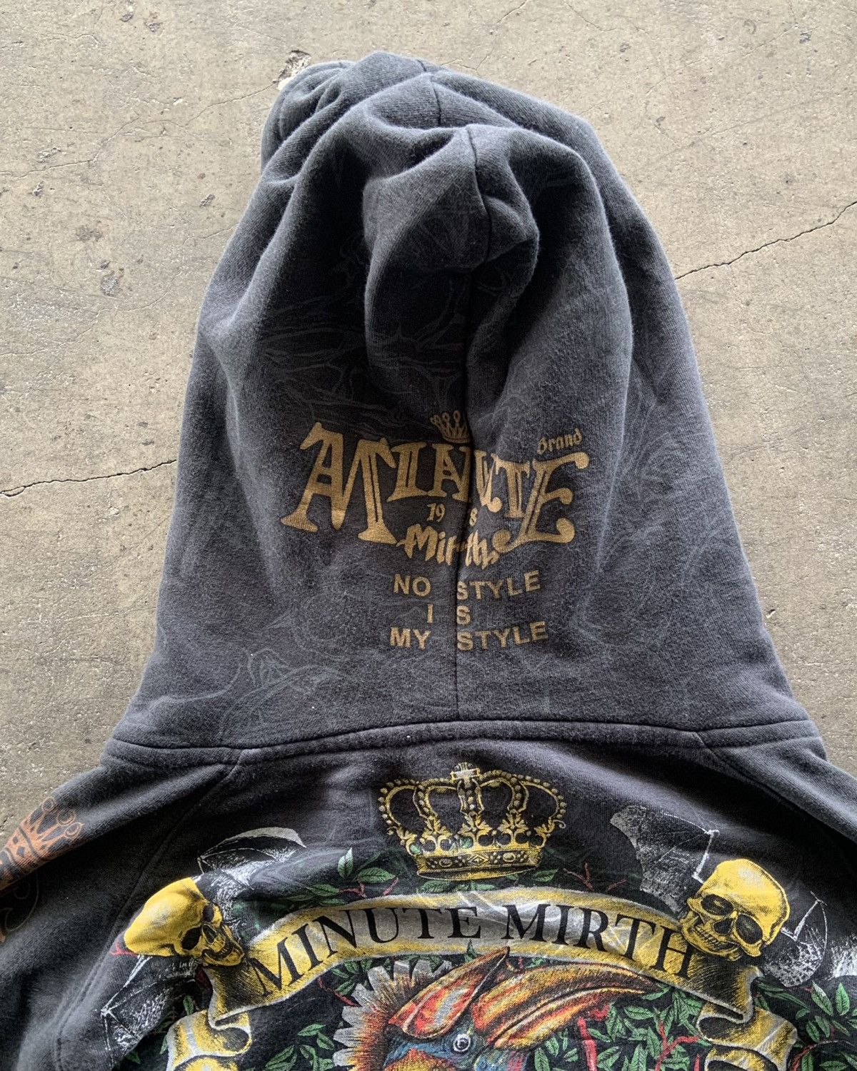 If Six Was Nine × Japanese Brand × Le Grande Bleu (L.G.B.) 2000s Minut Mirth Ifsxwasnine Lgb Style Sip Up Hoodie Size US L / EU 52-54 / 3 - 9 Thumbnail