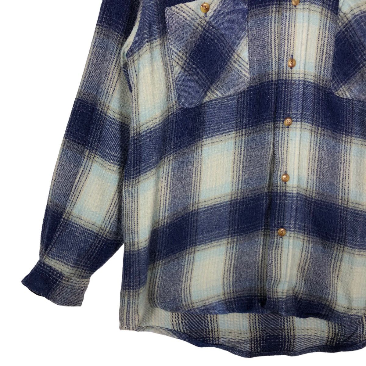 Flannel 🔥90’s Flannel Wool Jacket GqFord Japan Issey Miyake Size US L / EU 52-54 / 3 - 2 Thumbnail