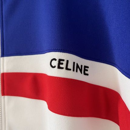 Celine o1bcso1str0324 2Y579893L.18MM Jacket in White/Blue/Red Size US M / EU 48-50 / 2 - 3 Thumbnail