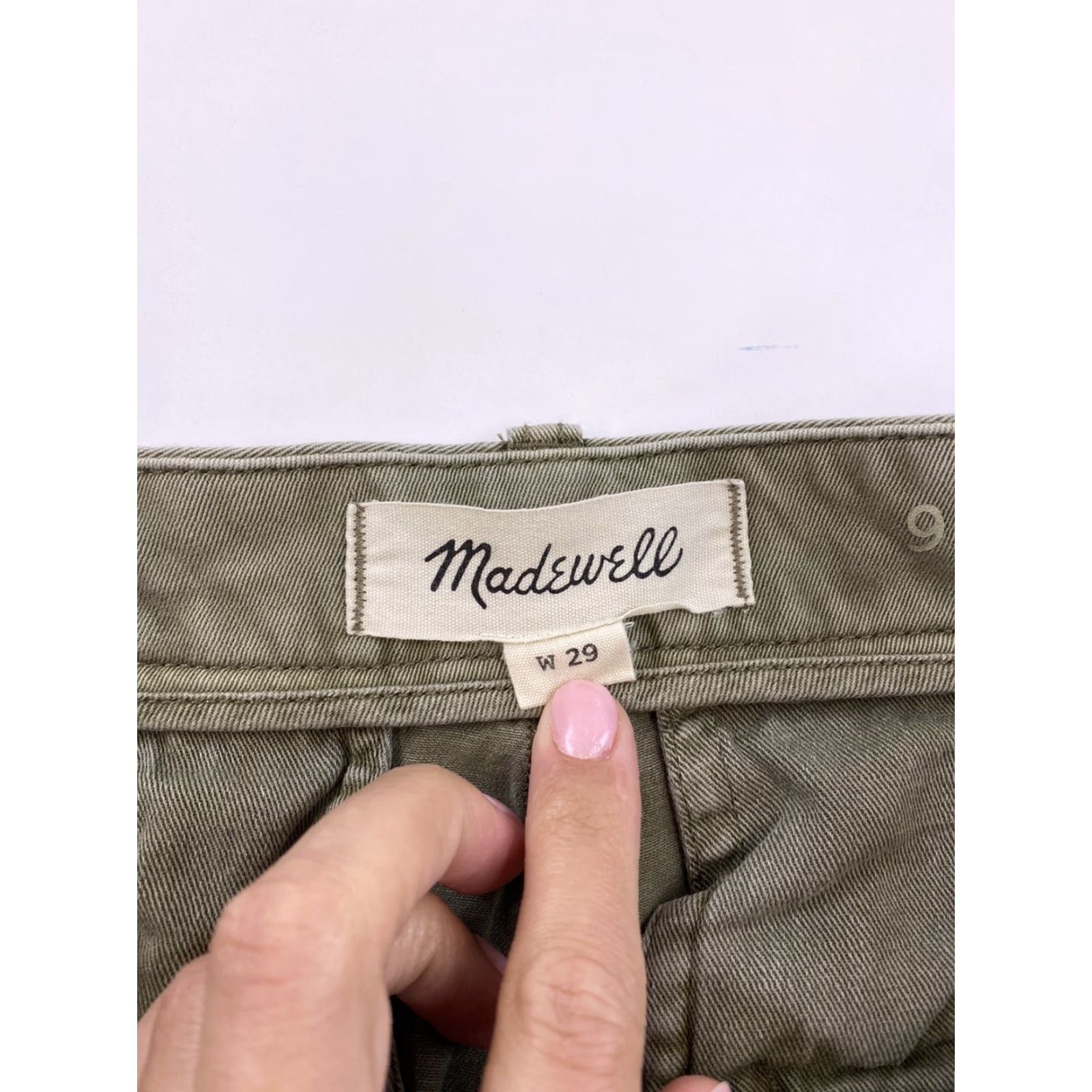 Madewell Madewell 9” Chino Shorts Mens 29 Green Size US 29 - 3 Thumbnail