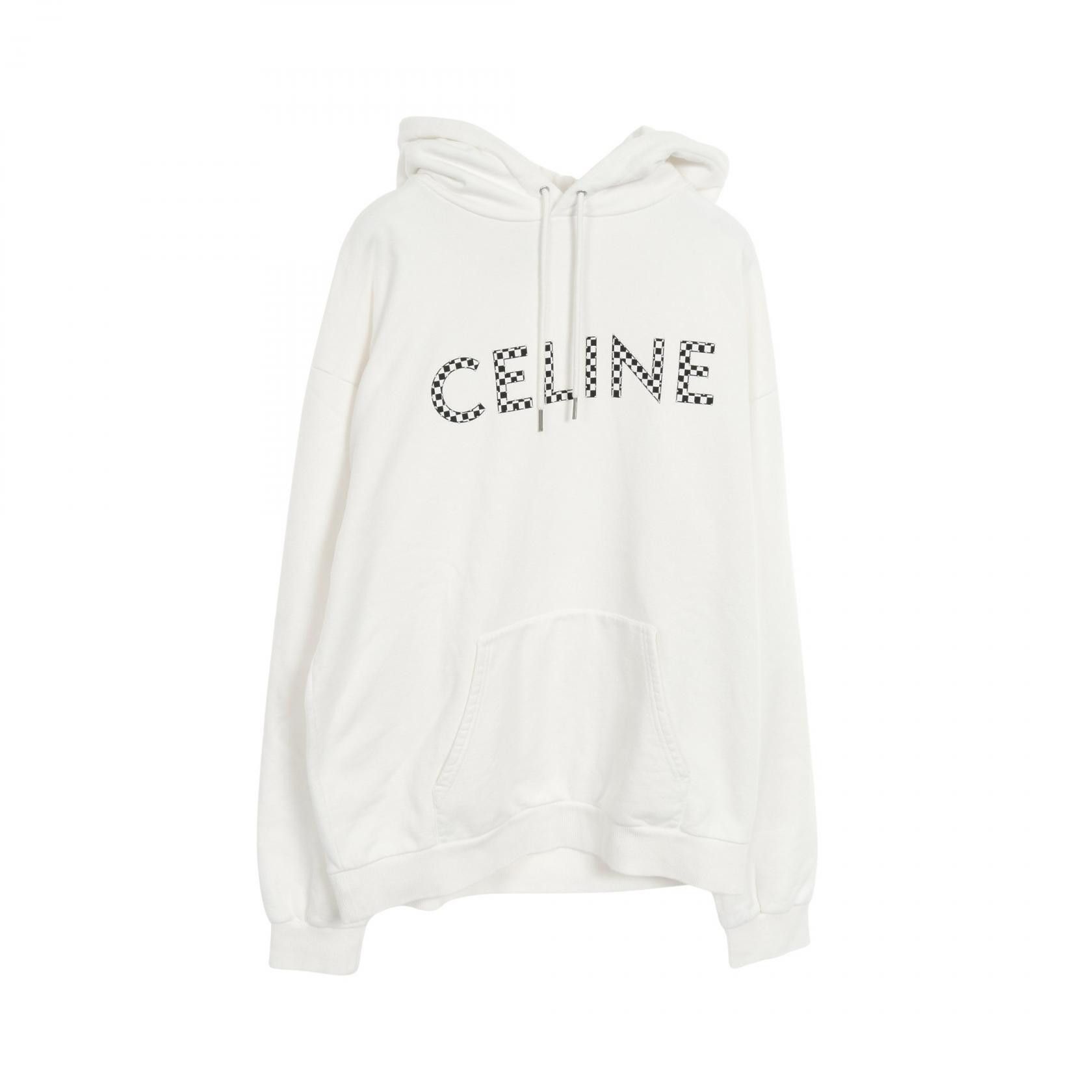 Celine Celine CELINE Cotton Hoodie Textile Sweatshirts & Hoodies DUTY FREE for USA Size ONE SIZE - 1 Thumbnail