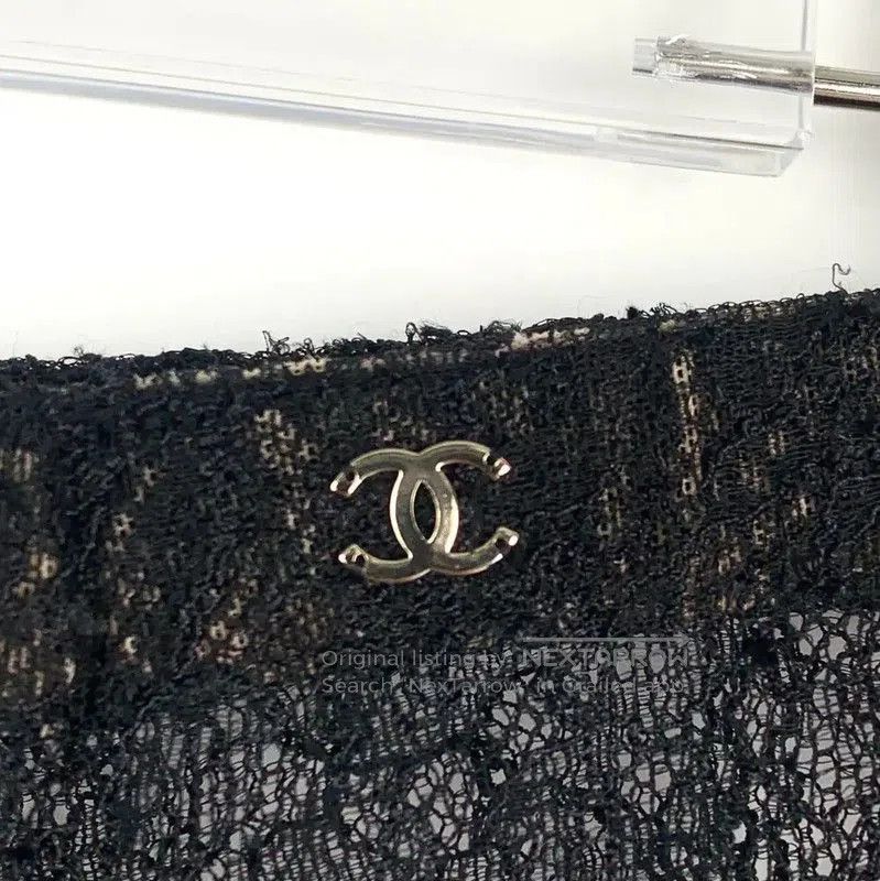Chanel Chanel Black Casual Pants for Women . Size 23" - 4 Thumbnail