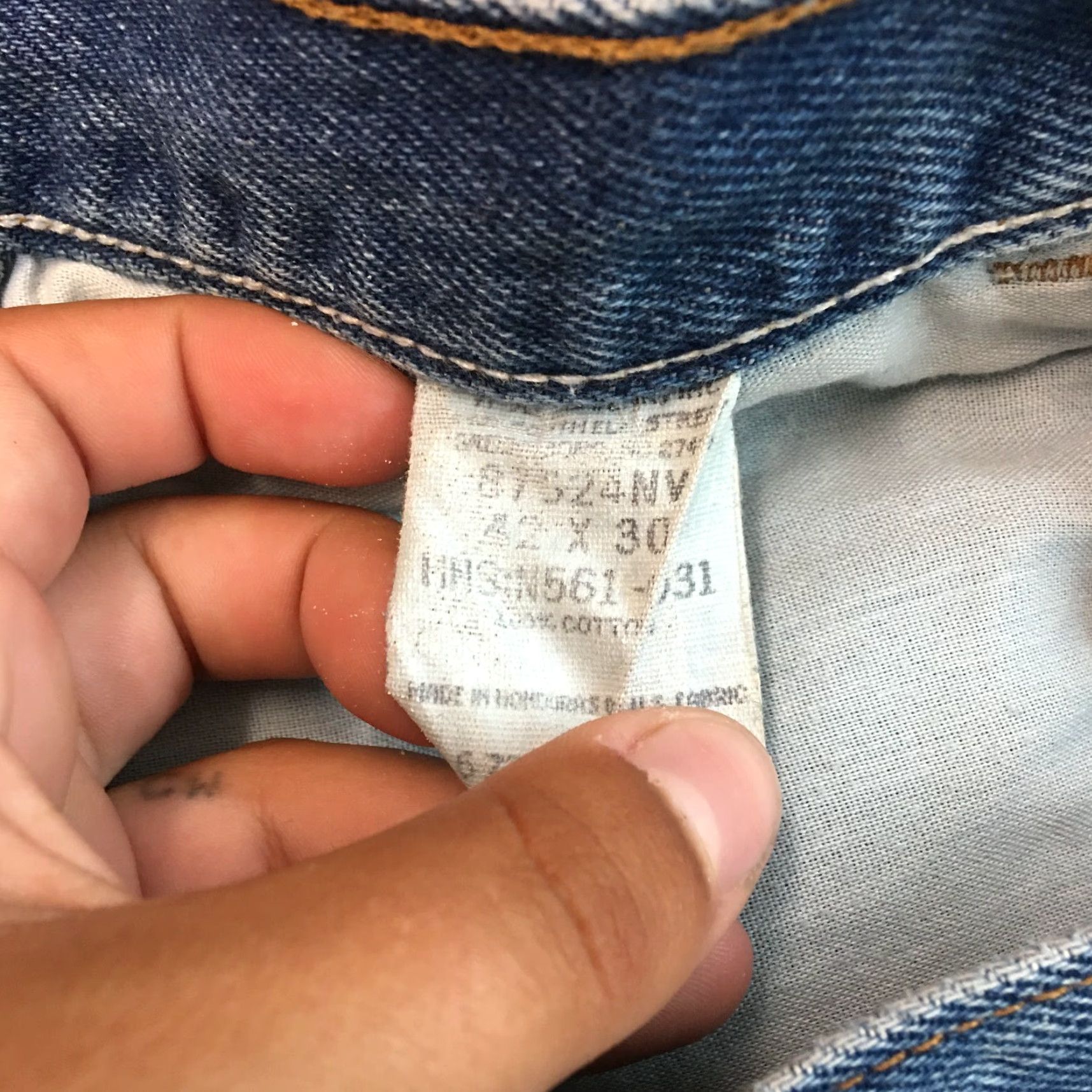 Denime Rustler Heavy Comfort Blue Denim Jeans Regular Fit Straight Leg Men's Size 42x30 Classic Size US 42 / EU 58 - 7 Thumbnail