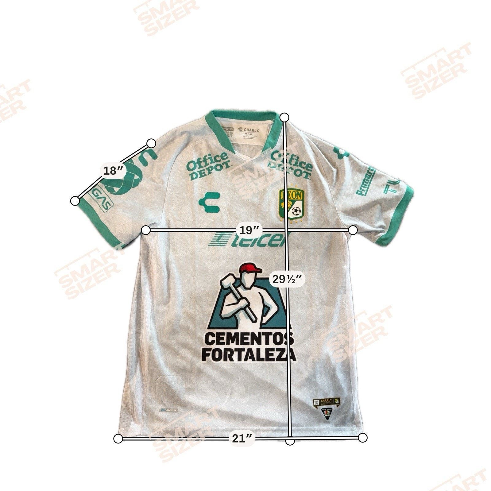 Chaco Club León Away Men’s Medium LigaMX Soccer Fútbol Jersey NWT Size US M / EU 48-50 / 2 - 8 Thumbnail