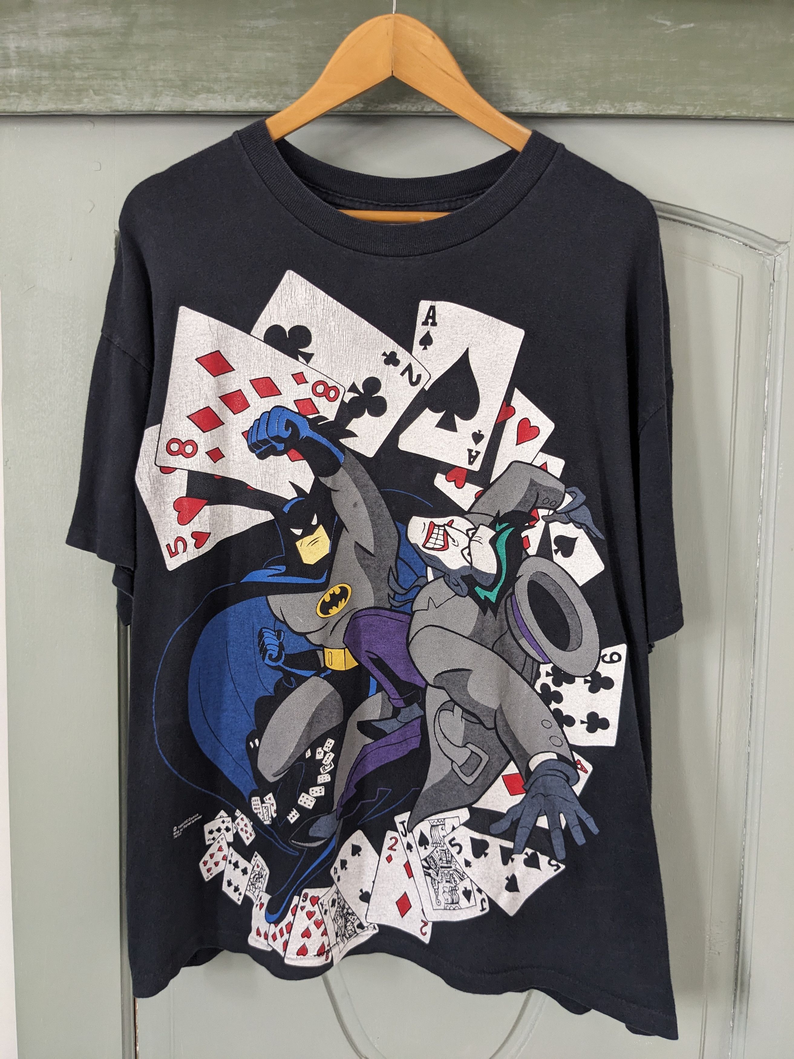 DC Comics Rare Vintage Batman Animated Series 1993 Size US XL / EU 56 / 4 - 5 Thumbnail