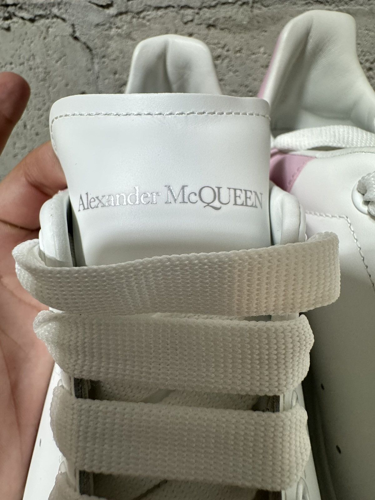 Alexander McQueen ALEXANDER MCQUEEN Oversized Sneakers Pink White Size US 13 / EU 46 - 8 Thumbnail