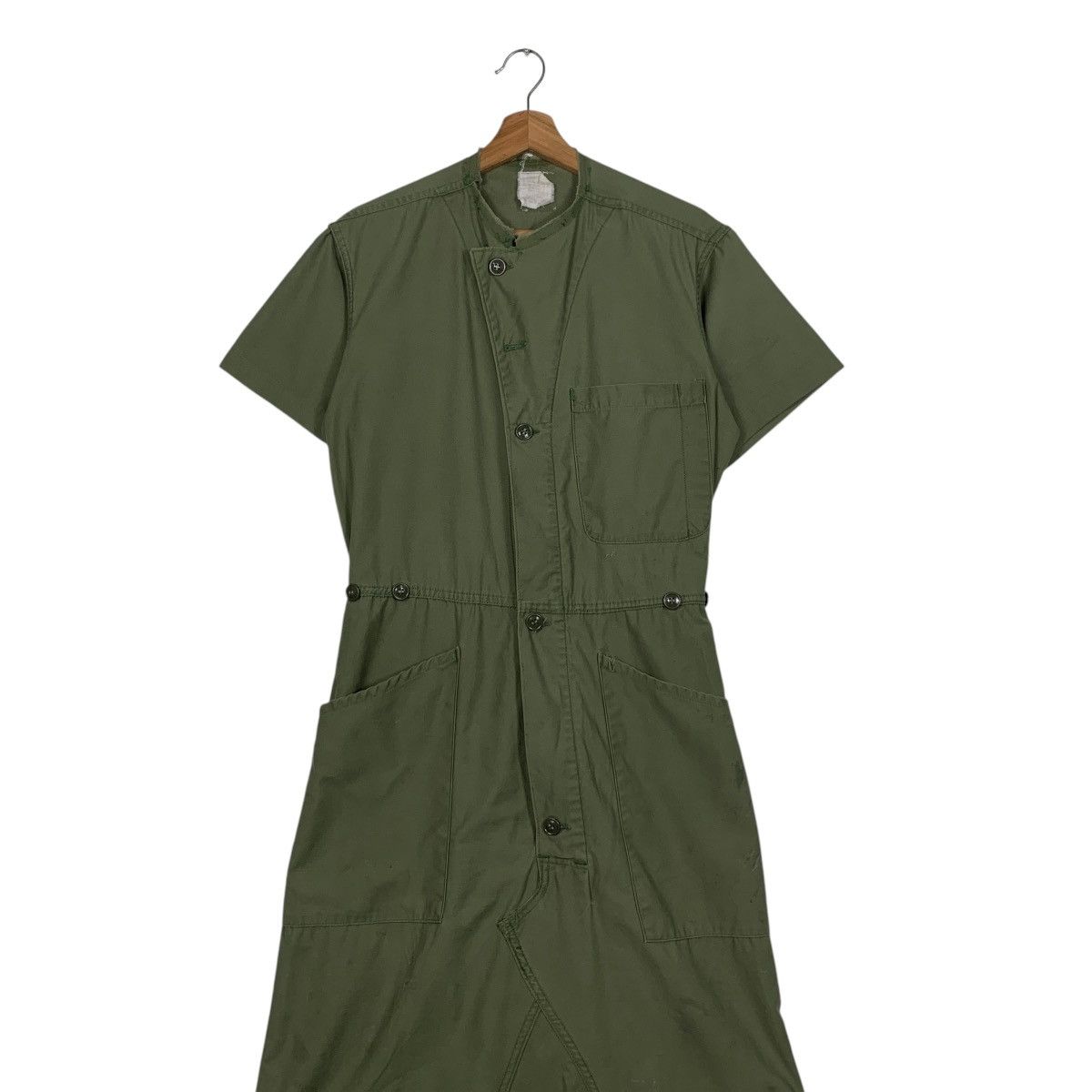 Custommade Vintage Army Issues OG Coverall Dress Custom Made #1836-C80 Size S / US 4 / IT 40 - 3 Thumbnail