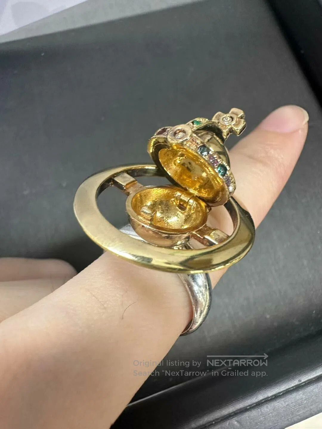 Vivienne Westwood vivienne westwood saturn ring in gold. Size ONE SIZE - 2 Thumbnail
