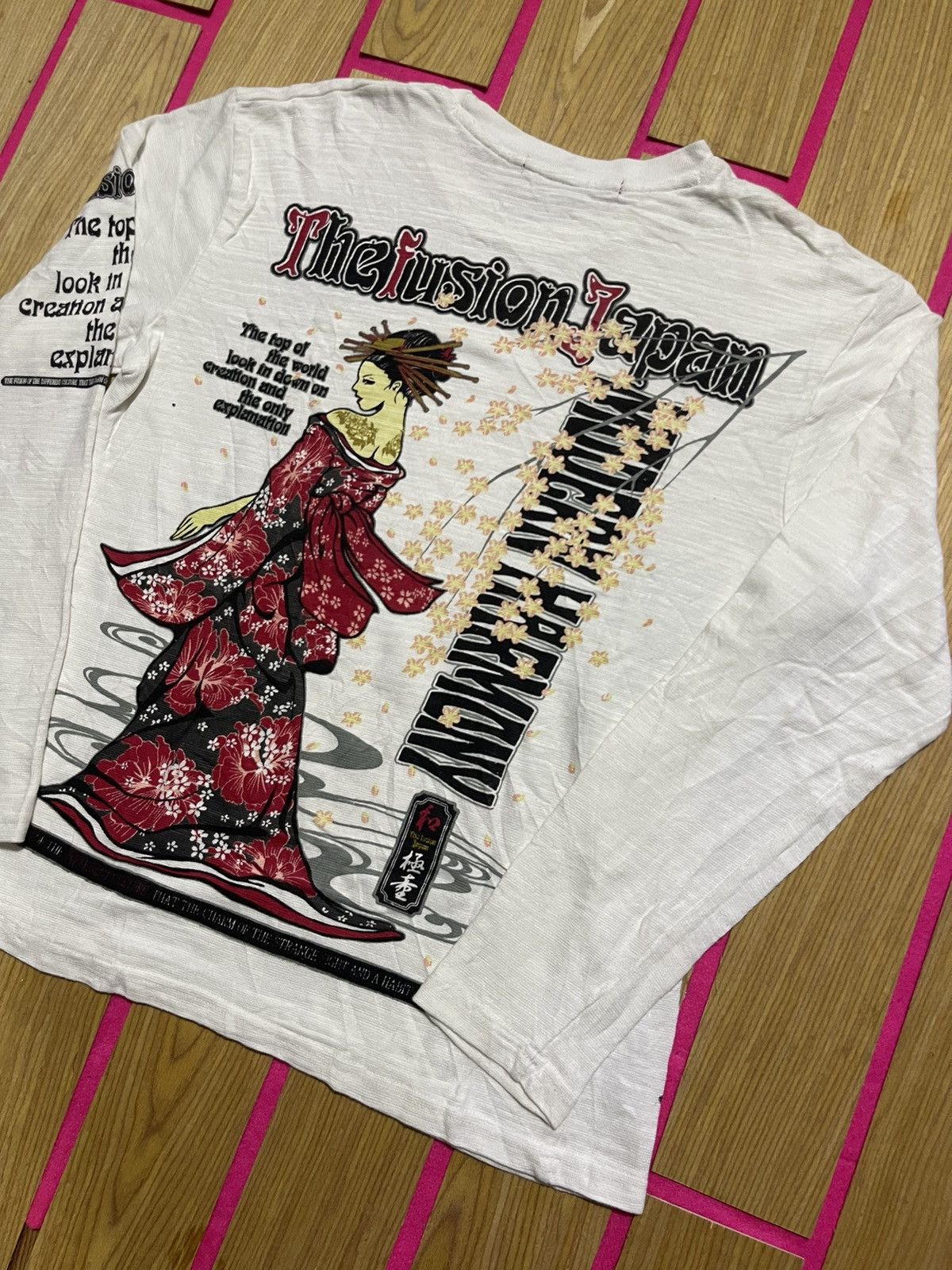 If Six Was Nine VINTAGE SUKAJAN long sleeve tshirt japanese style Size US M / EU 48-50 / 2 - 2 Thumbnail