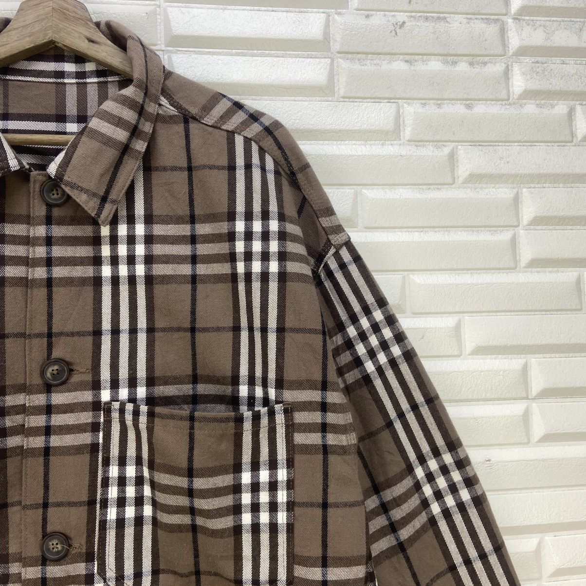 Japanese Brand Japanese Streetwear Nova Check Trucker Jacket Size US M / EU 48-50 / 2 - 3 Thumbnail