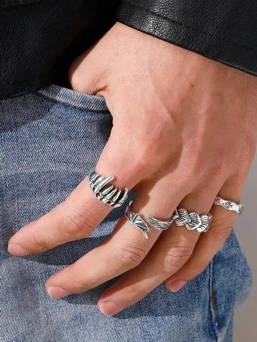 Homemade Retro Ring Collection Size ONE SIZE - 2 Thumbnail