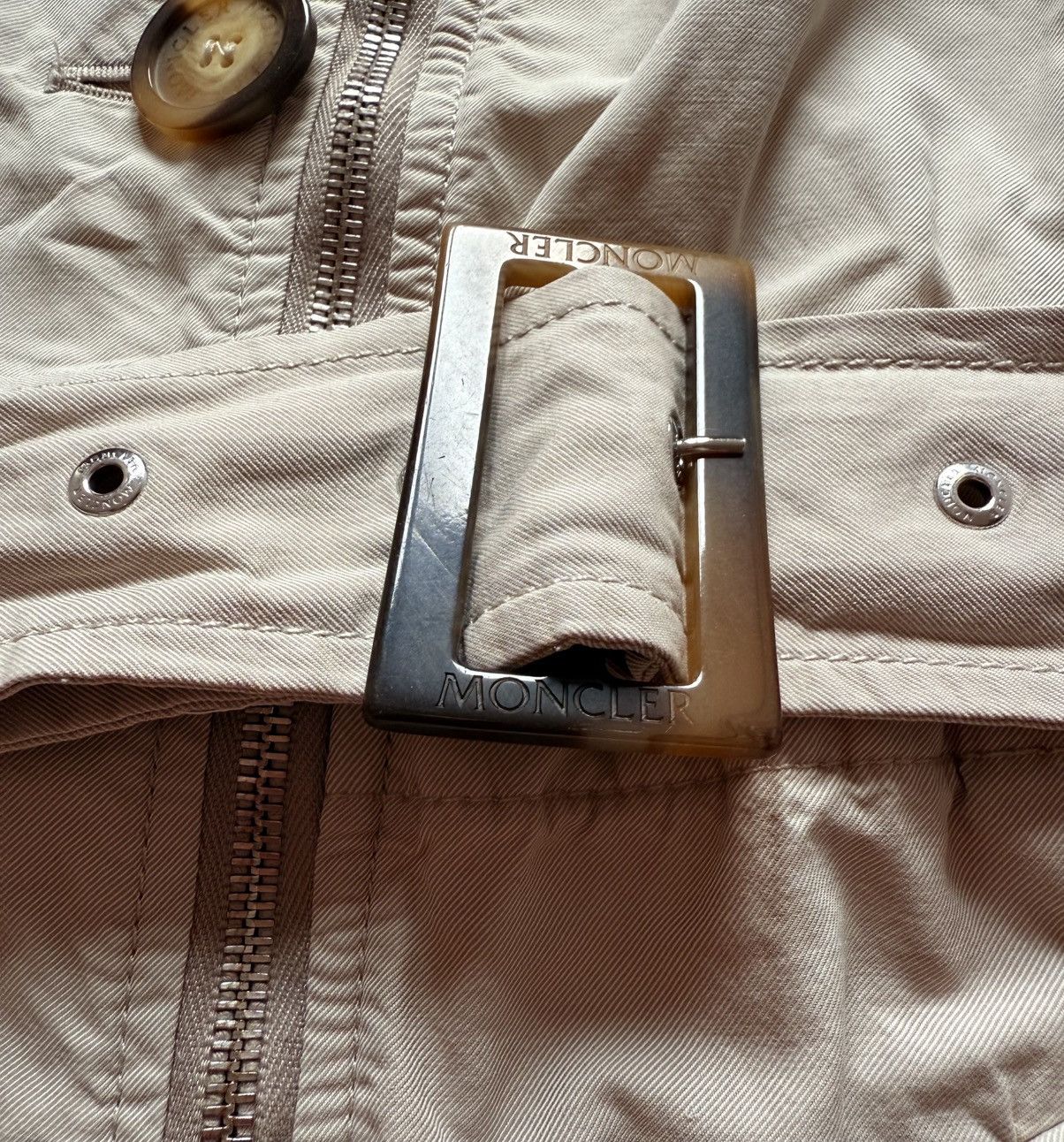 Moncler Moncler 2000s Double-Breasted Belted Coat Size M / US 6-8 / IT 42-44 - 6 Thumbnail