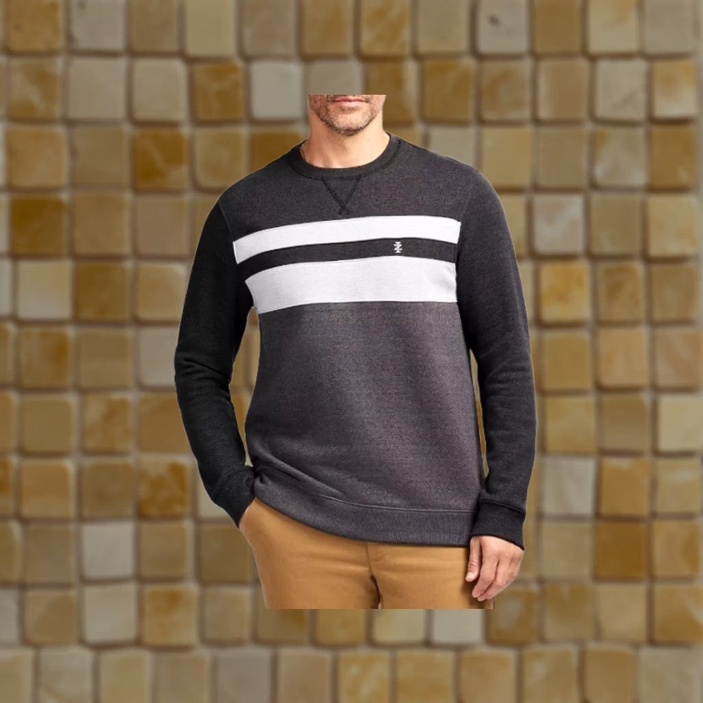 Izod NEW IZOD Advantage Performance Crewneck Fleece Sweater BLACK XXL Men’s Shirt Size US XXL / EU 58 / 5 - 1 Preview