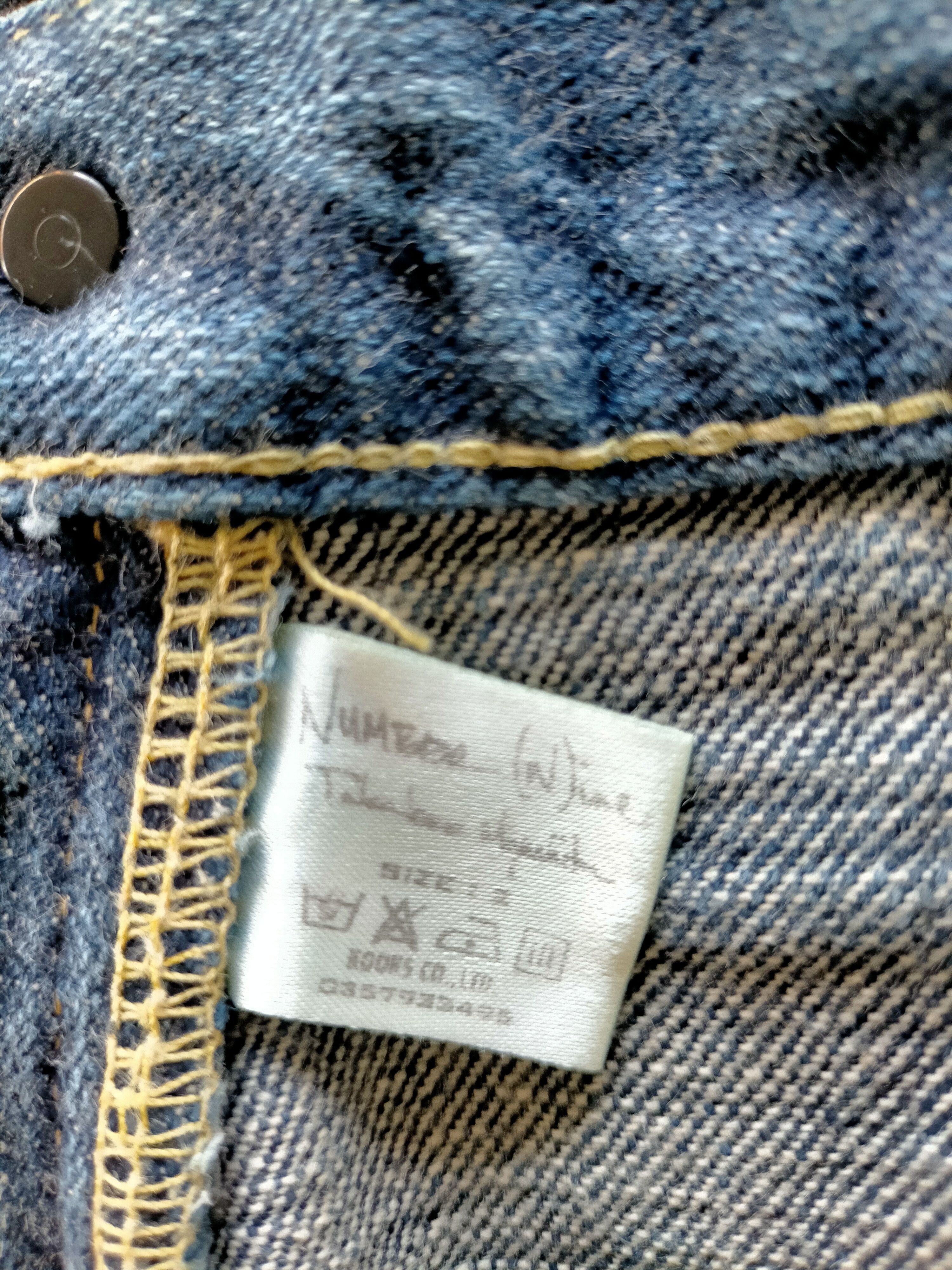Number (N)ine Number (N)ine Made in Japan blue Denim Pants Size US 32 / EU 48 - 24 Thumbnail