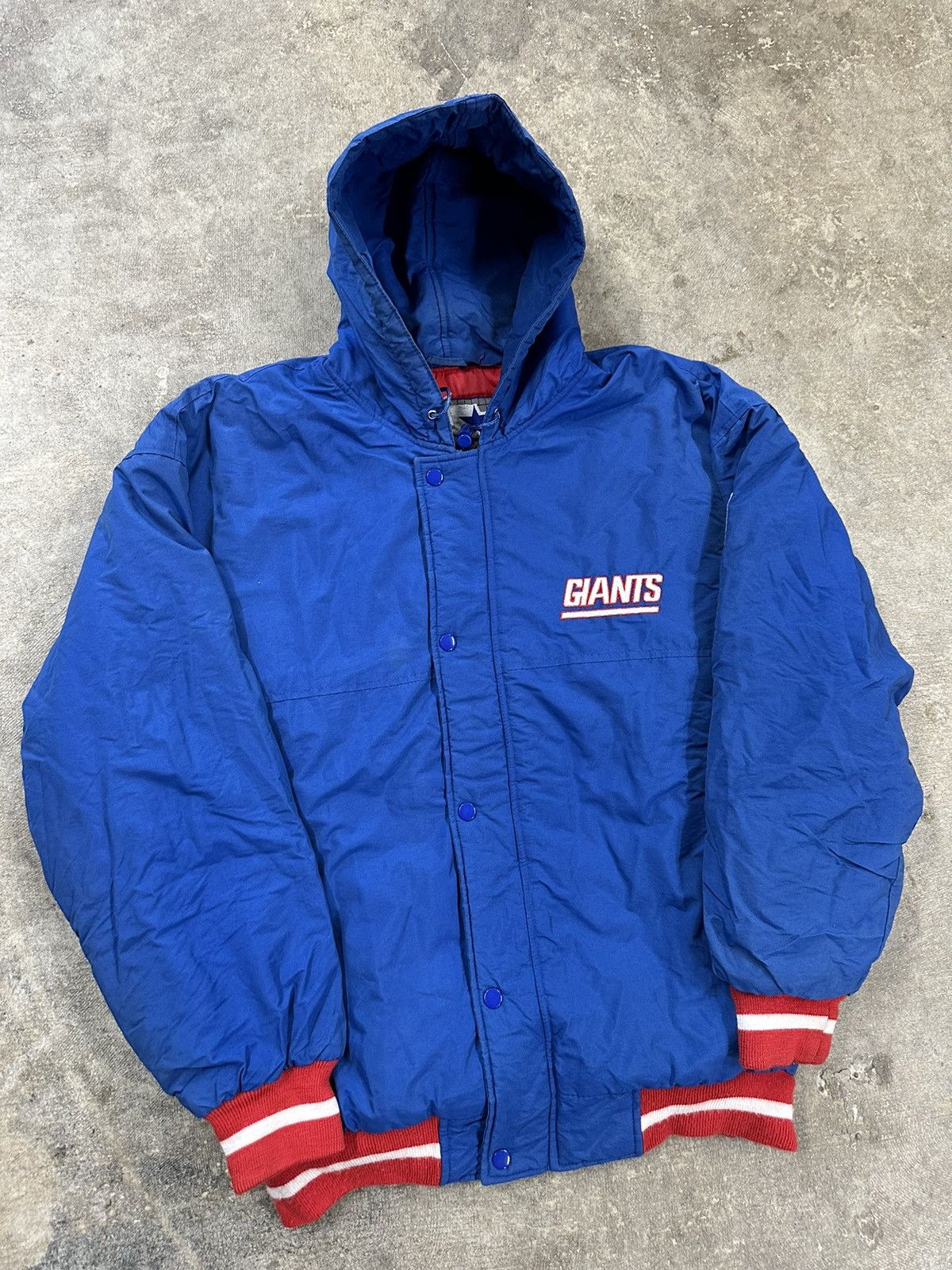 Vintage Vintage 90s Starter New York Giants Puffer Jacket NFL Size US M / EU 48-50 / 2 - 3 Thumbnail