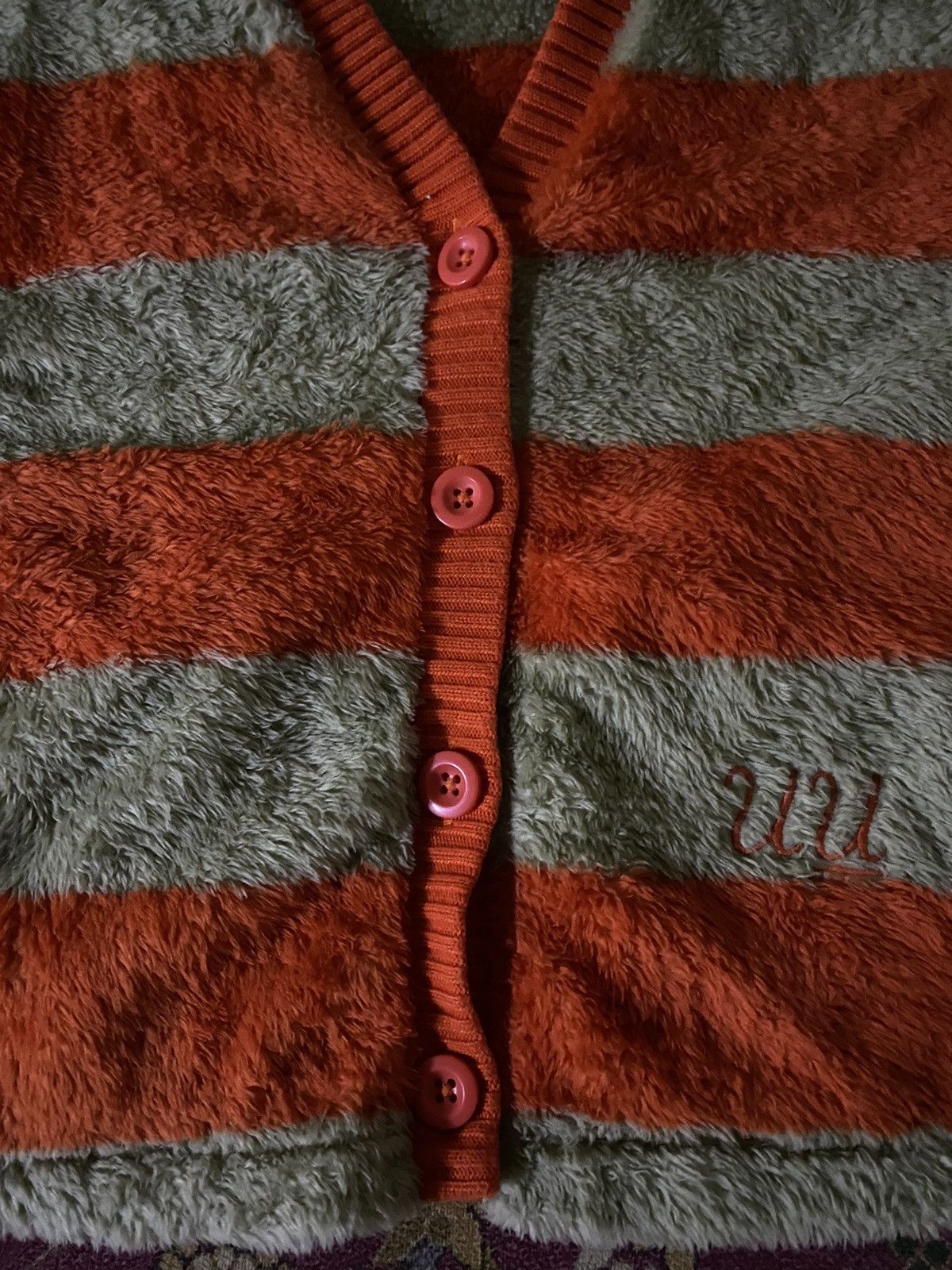 Japanese Brand × Undercover × Uniqlo Uniqlo X Undercover Striped Cardigan Kids Size US XS / EU 42 / 0 - 3 Thumbnail