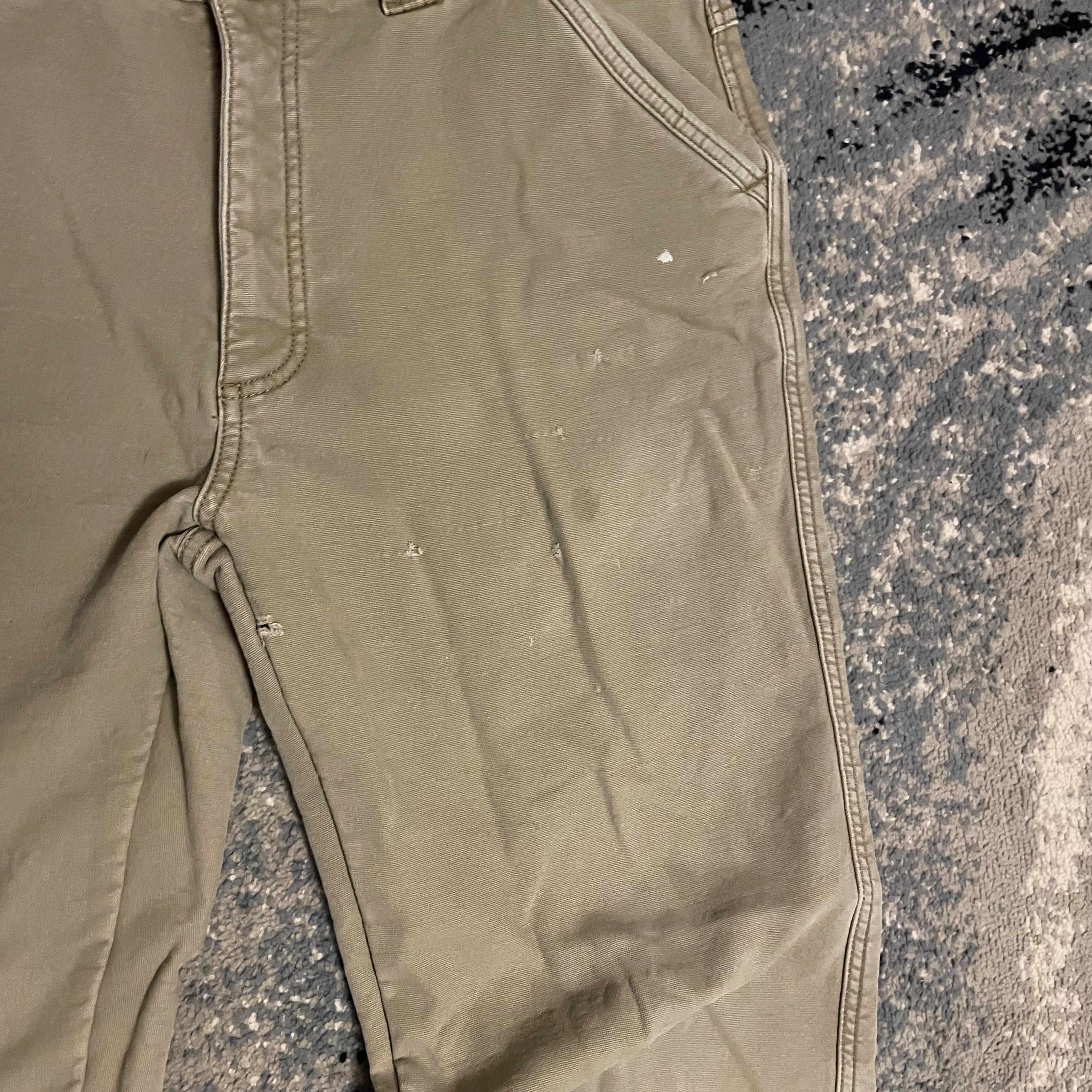 Coleman Distressed Coleman Carpenter Pants 34x32 Sherpa Lined Beige Size US 34 / EU 50 - 6 Thumbnail