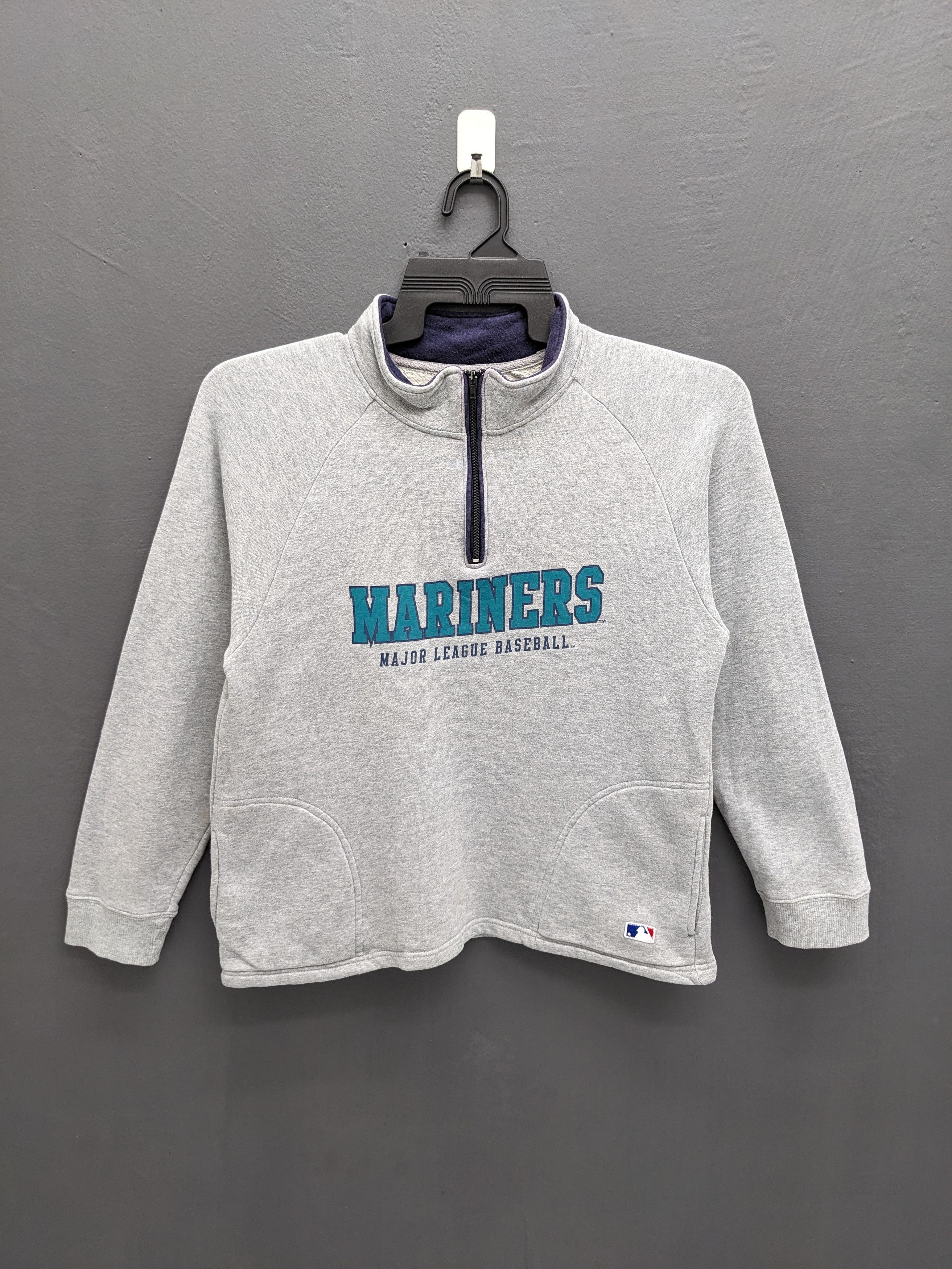 MLB Vintage Seattle Mariners MLB Quarter-Zip Pullover Sweatshirt Size US S / EU 44-46 / 1 - 2 Thumbnail