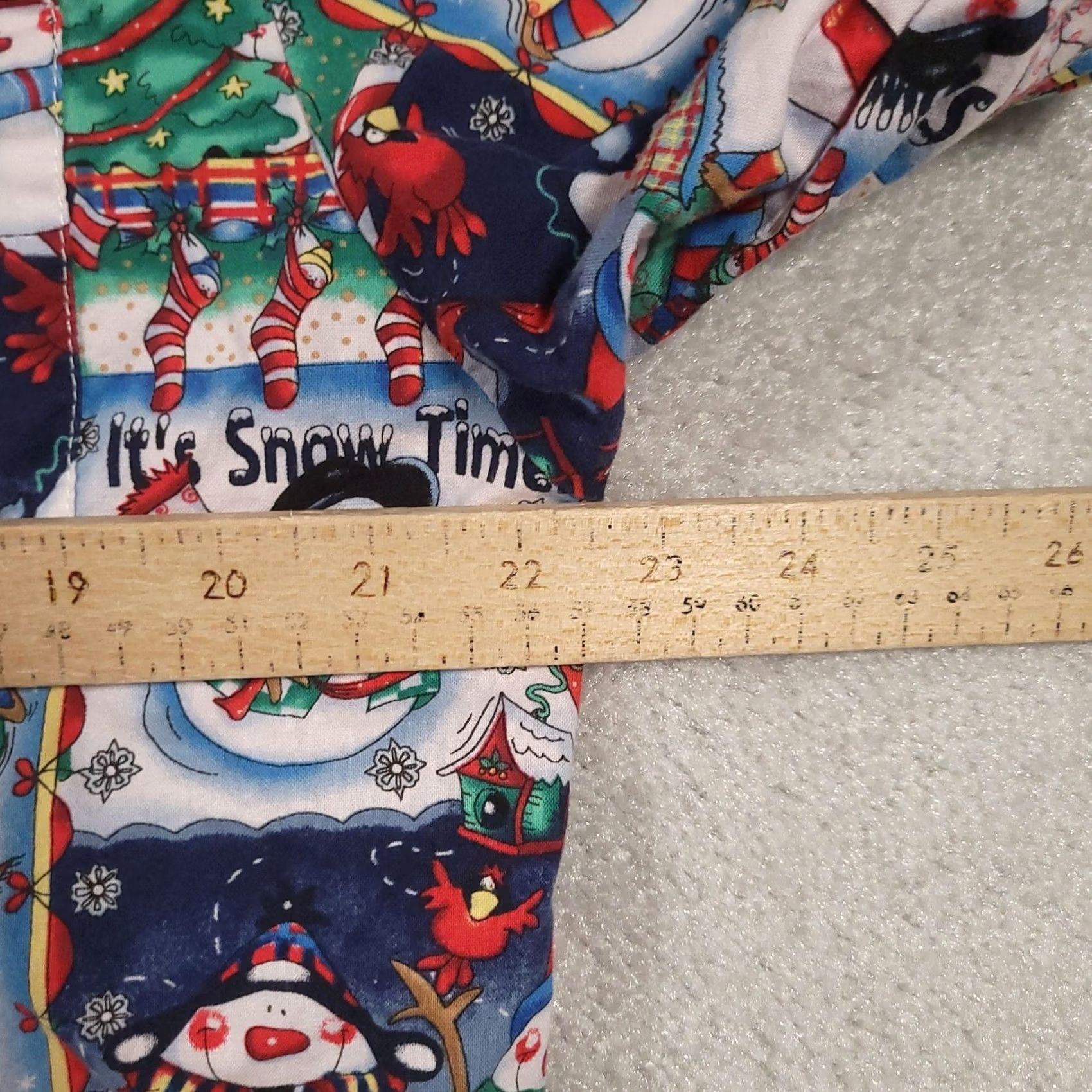 Vintage Barco Uniforms Scrub Jacket Womens Medium Christmas Snowman Print Warm-Up Cuffs Size M / US 6-8 / IT 42-44 - 5 Thumbnail