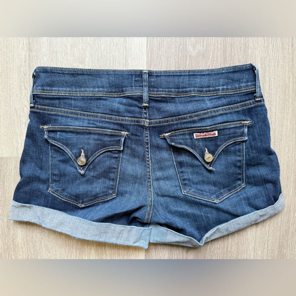Hudson Hudson Jeans Blue Jean Shorts Classic Style Size 29" - 2 Thumbnail