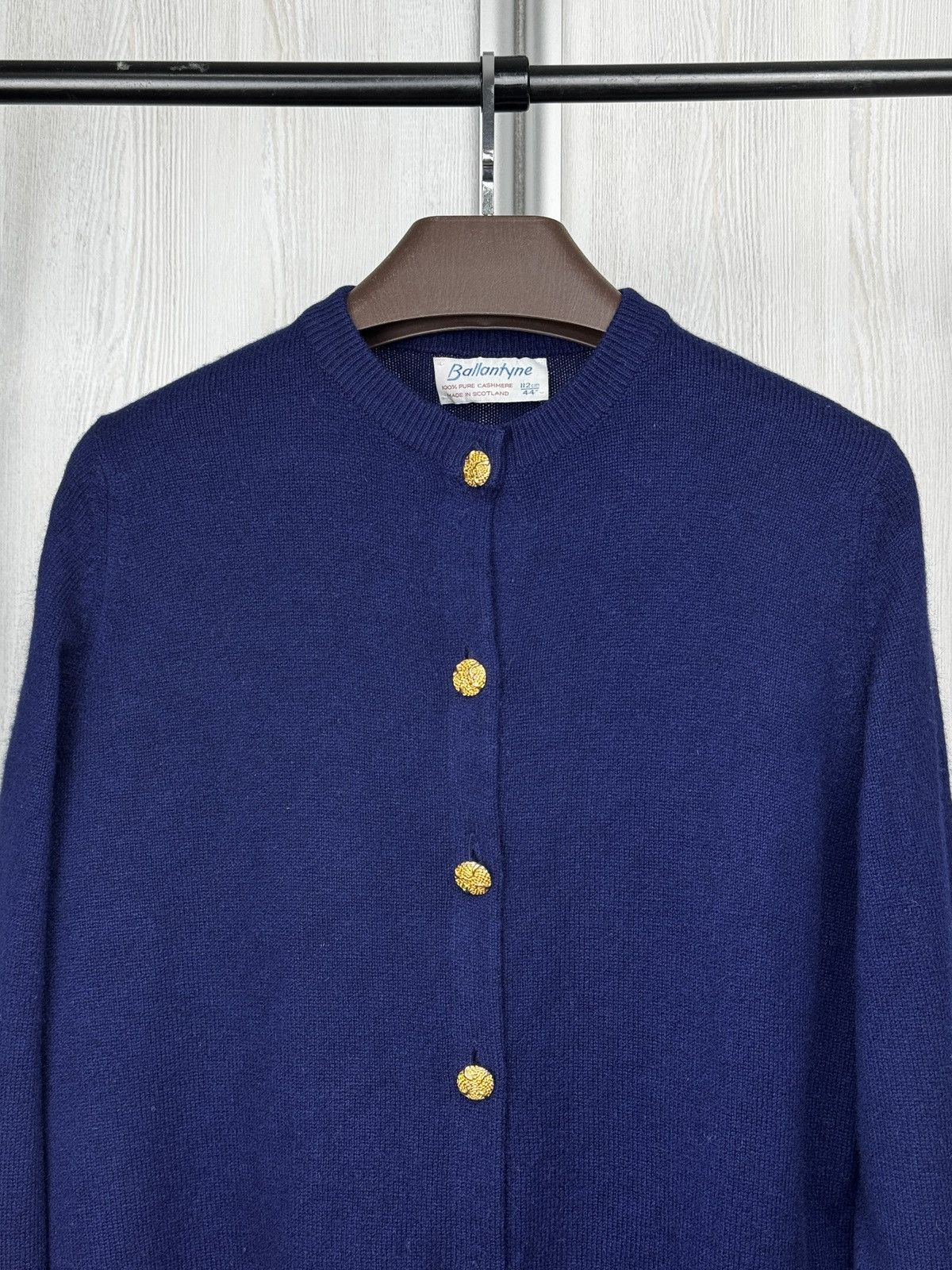Ballantyne Ballantyne vintage made in Scotland pure cashmere cardigan Size L / US 10 / IT 46 - 3 Thumbnail