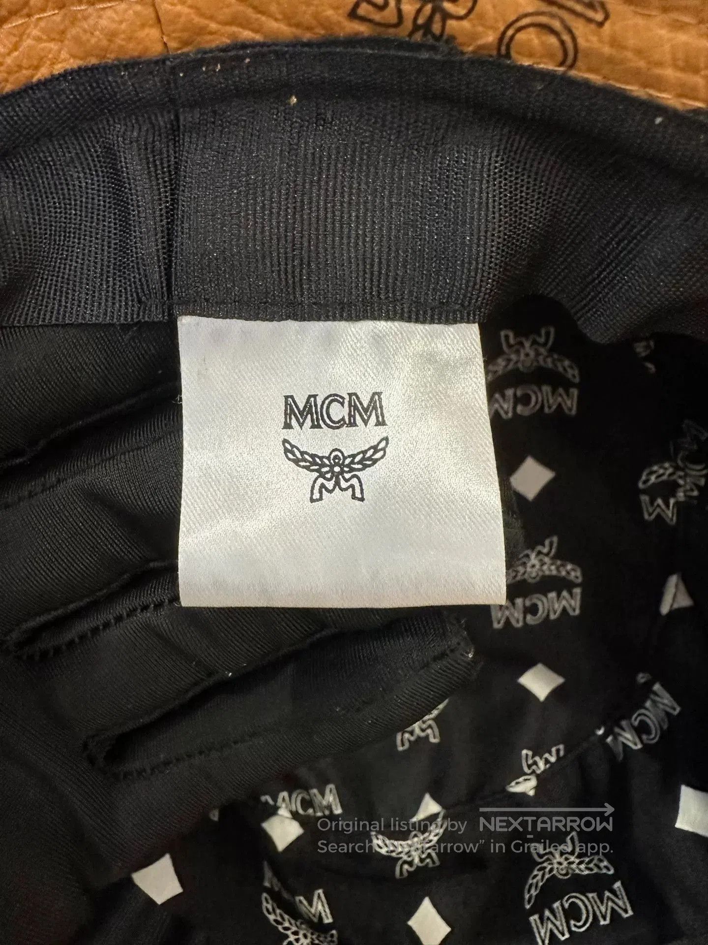 MCM MCM Classic Brown Logo Bucket Hat. Size ONE SIZE - 5 Thumbnail