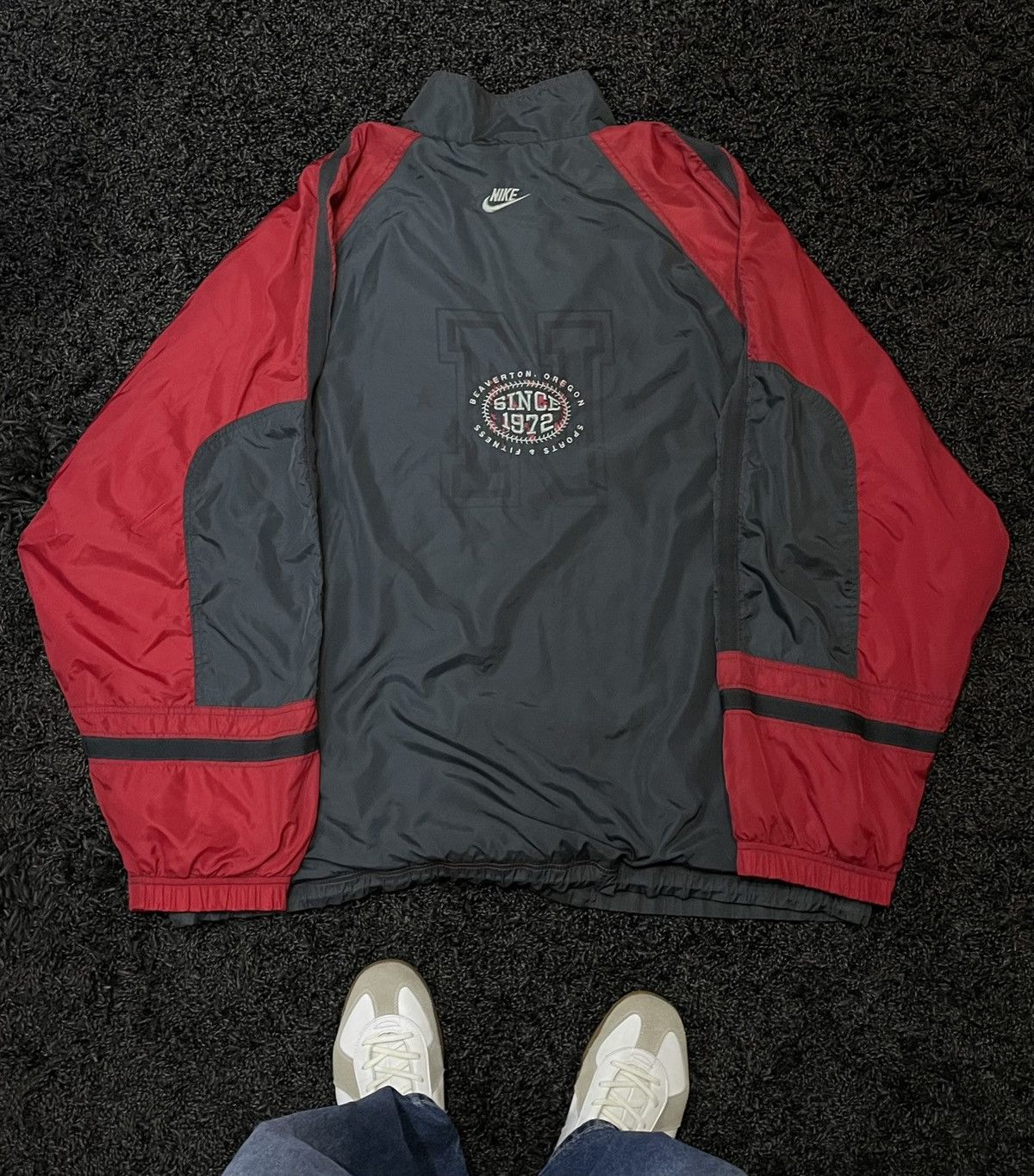 Nike Vintage RARE Nike 1972 Spell Out Beaverton Oregon Jacket Size US XXL / EU 58 / 5 - 2 Thumbnail